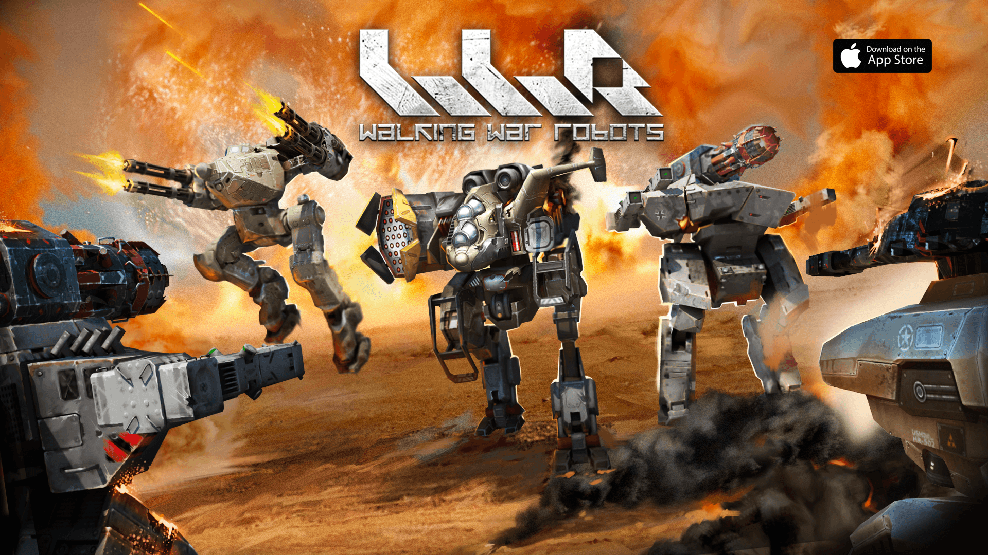 Walking War Robots mech da battaglia, 1920x1080 Full HD, PC