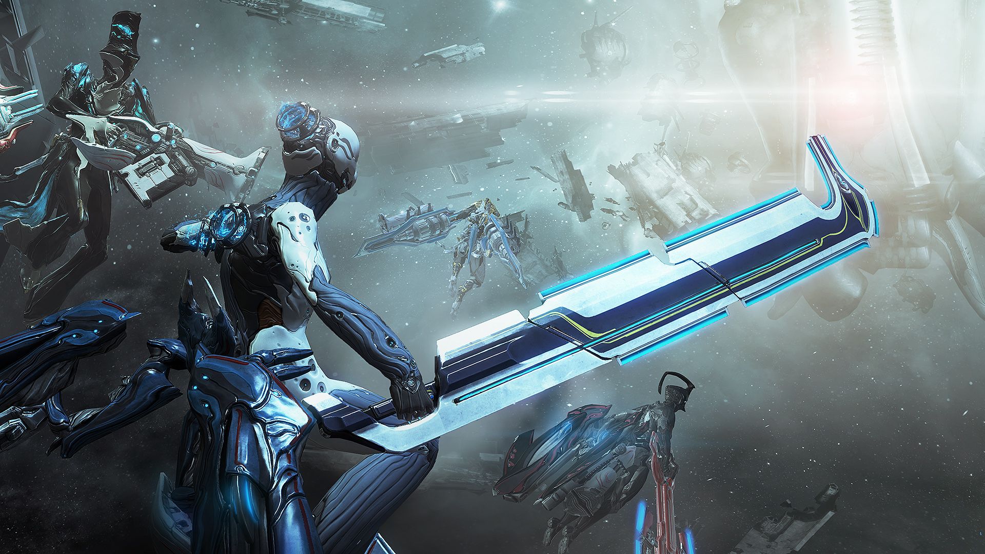Warframe guerriero con spada, 1920x1080 1080p, Laptop