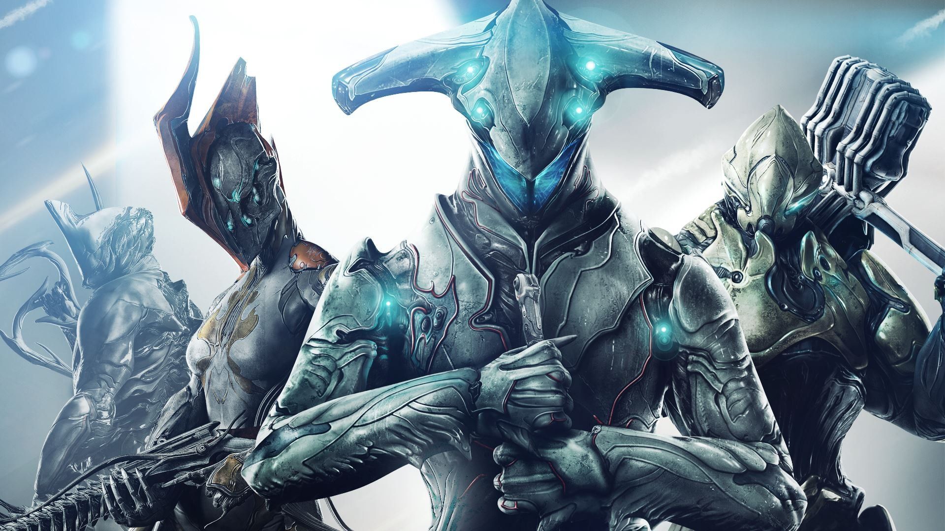 Warframe personaggi armatura futuristica, 1920x1080 Full HD, Desktop