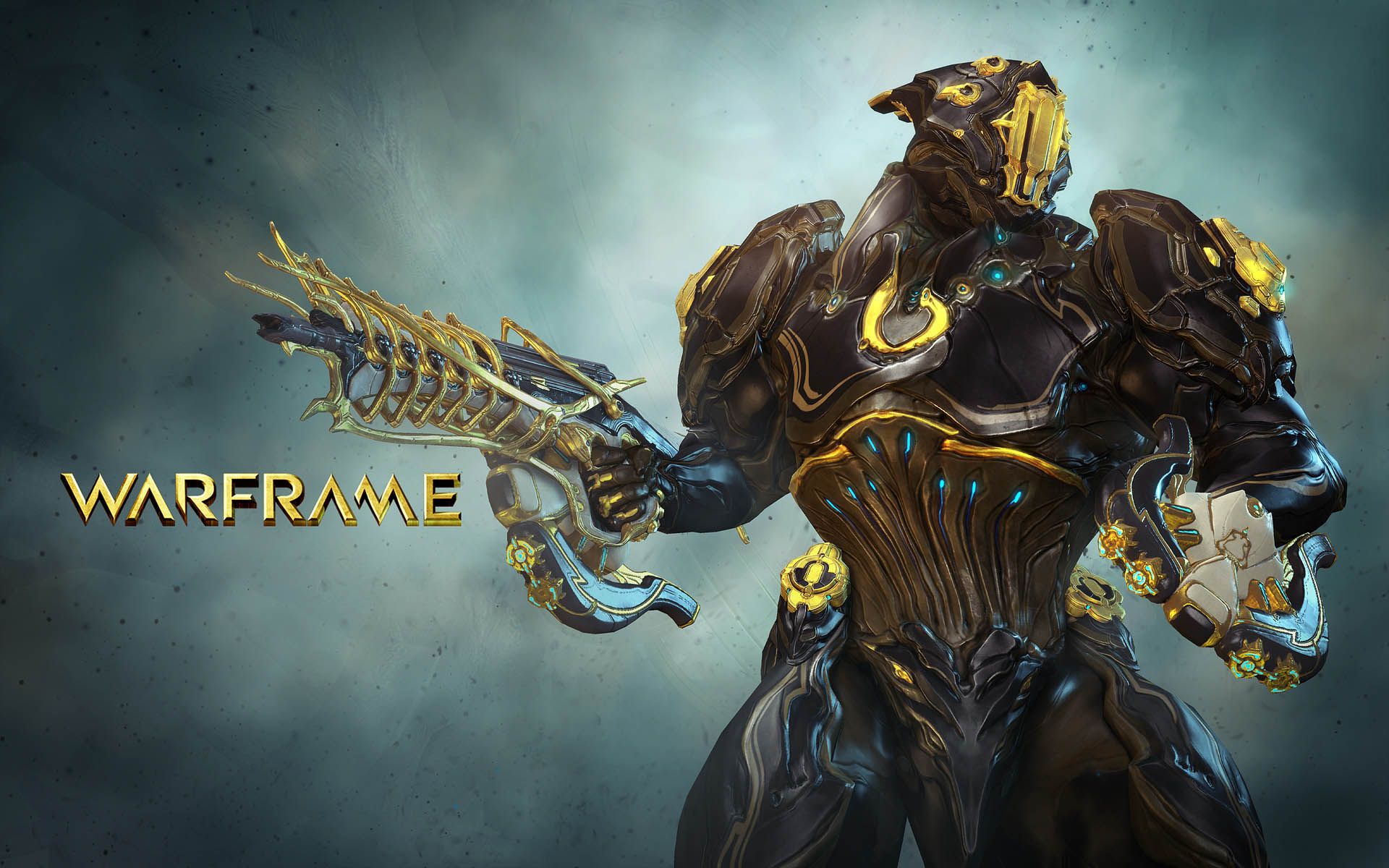 Warframe personaggio armatura dorata, 1920x1200 Full HD+ WUXGA, Laptop