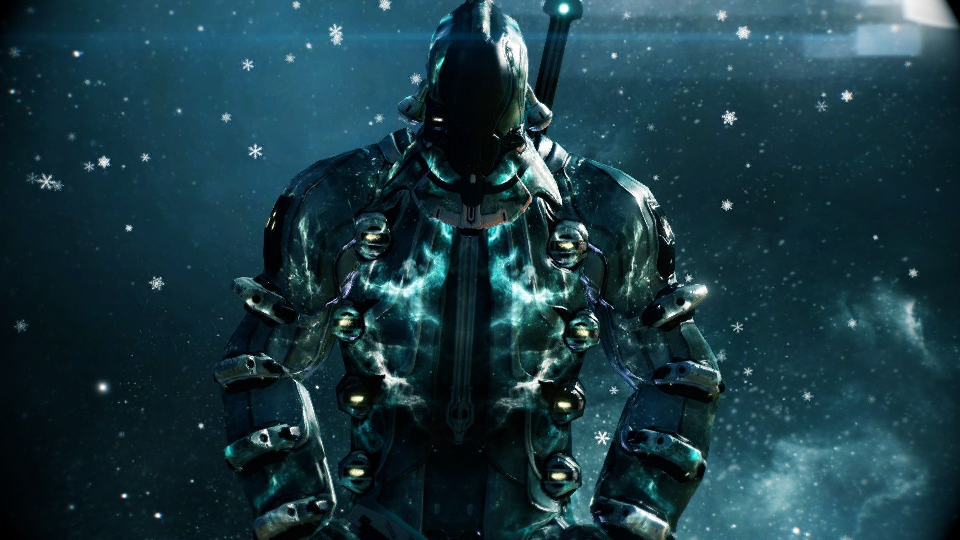 Warframe guerriero armatura blu, 1920x1080 Full HD, Desktop