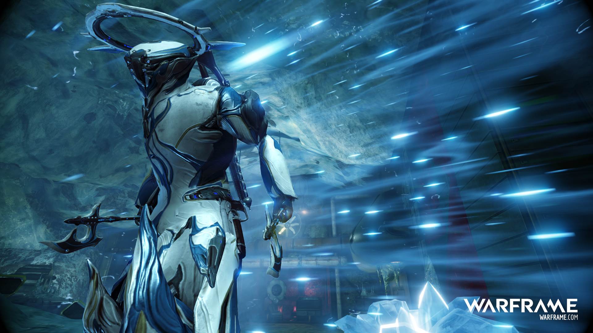 Personaggio Warframe armatura bianca, 1920x1080 Full HD 1080p, PC