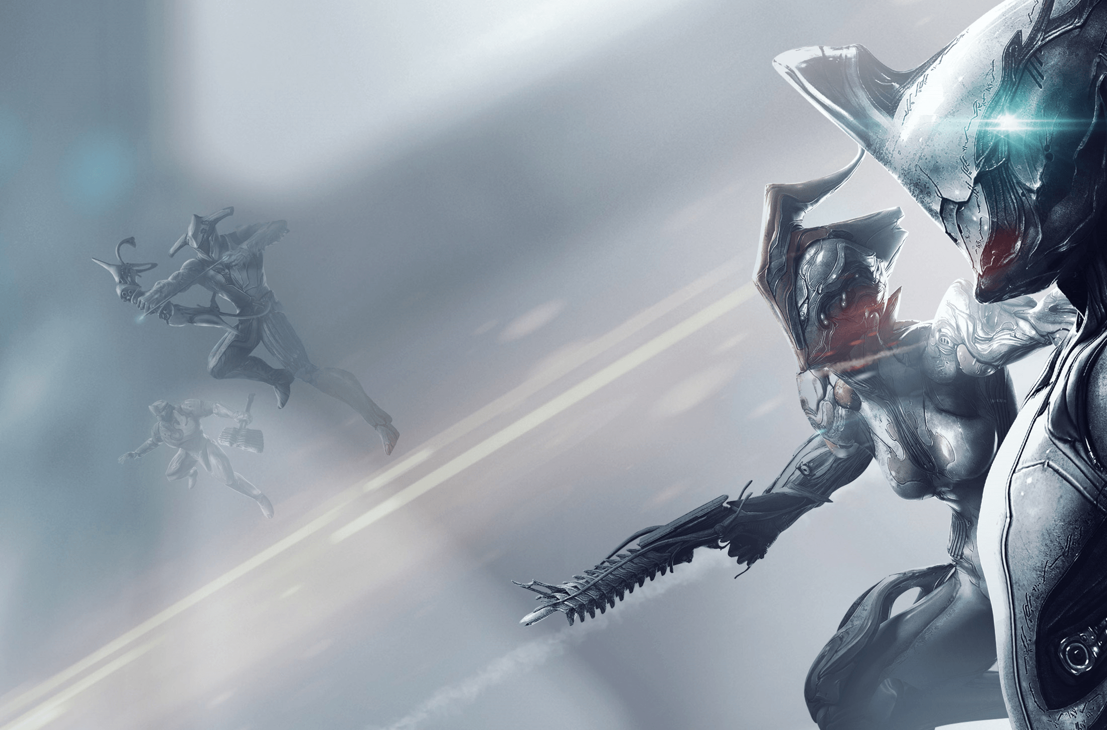 Warframe guerrieri robotici bianchi, 2200x1452 Hi-Res, Desktop