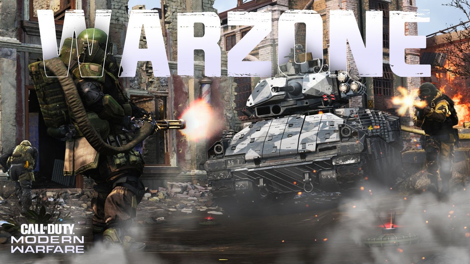 Call of Duty Warzone scena battaglia, 1600x900 HD Ready, PC