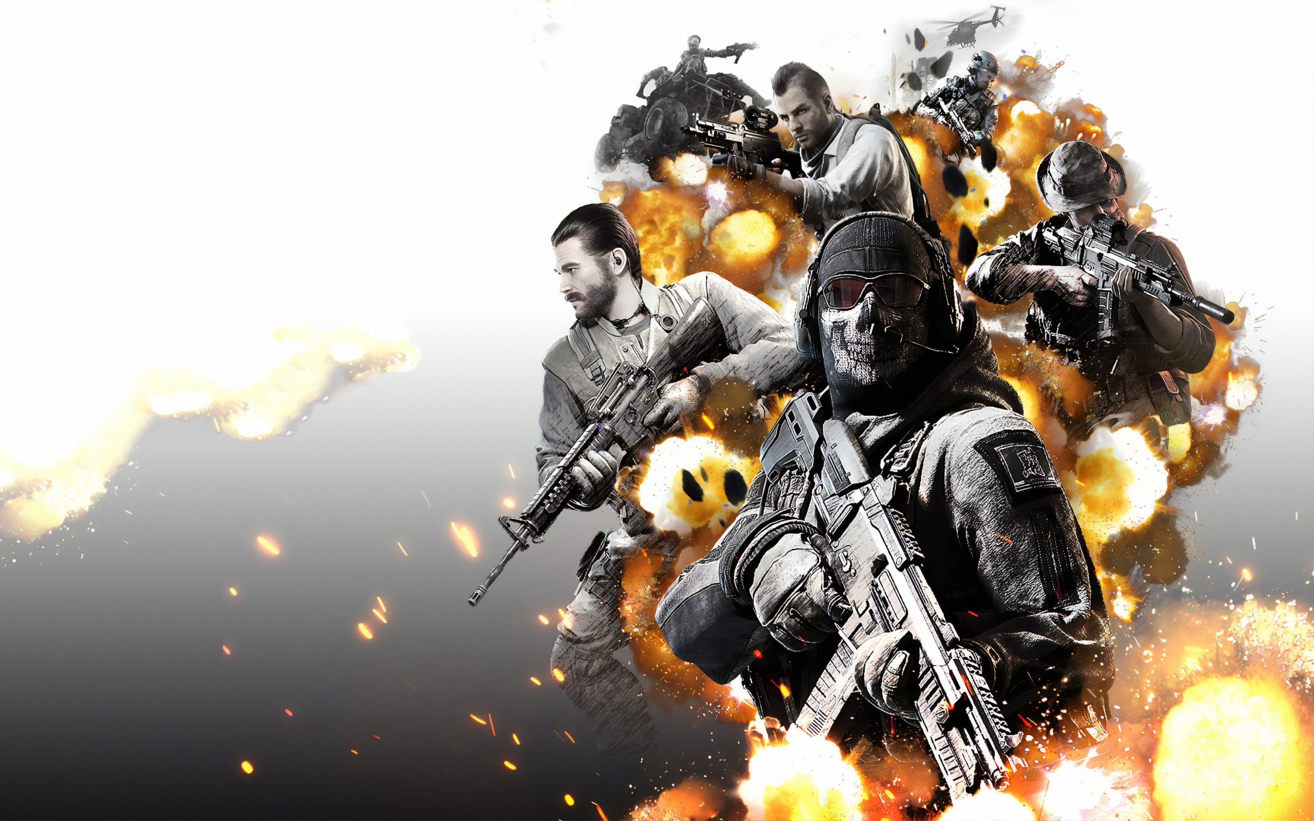 Call of Duty Warzone soldati, 2560x1600 2K, PC