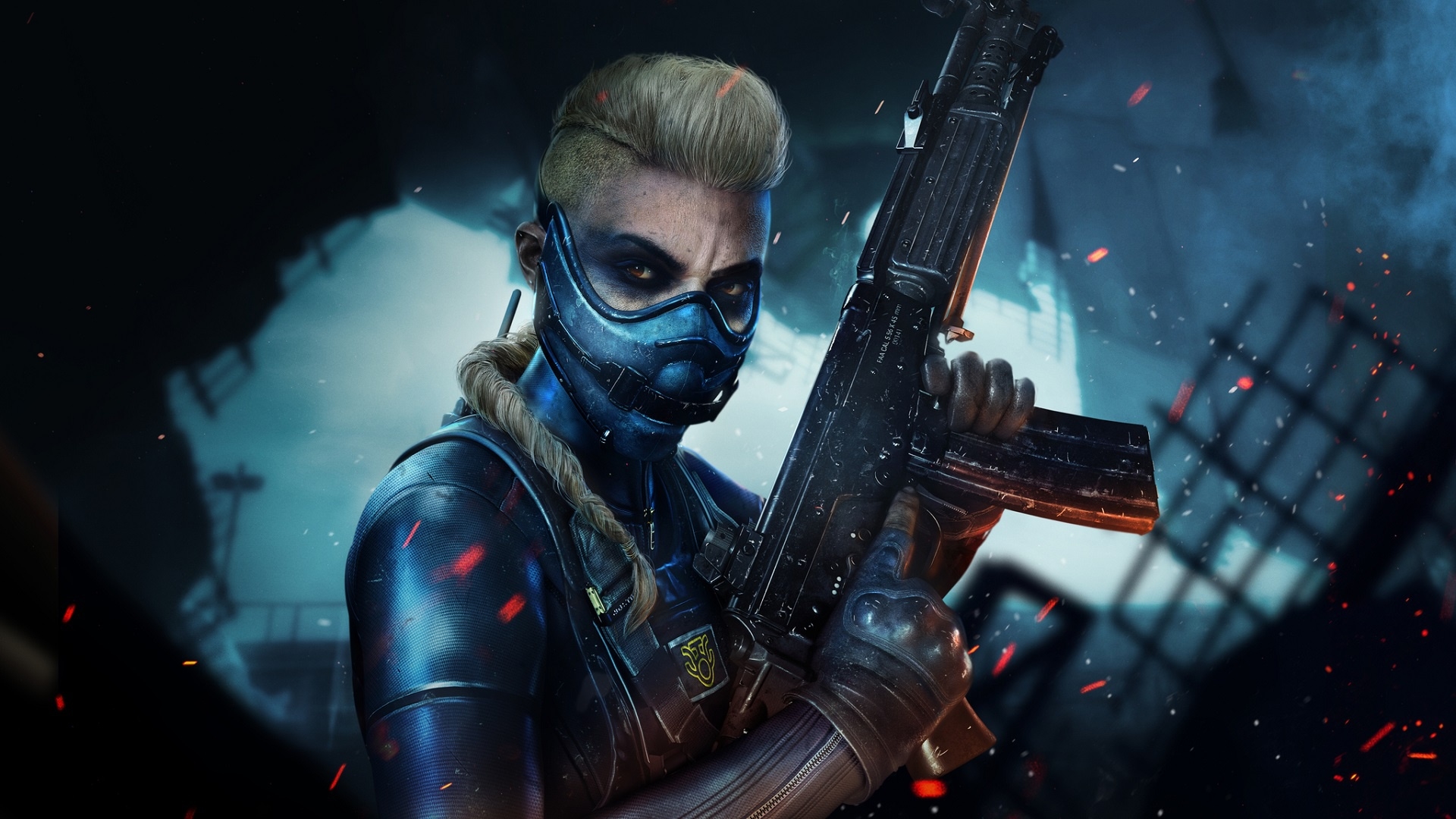 Call of Duty Warzone personaggio femminile, Activision, 1920x1080 Full HD, Laptop