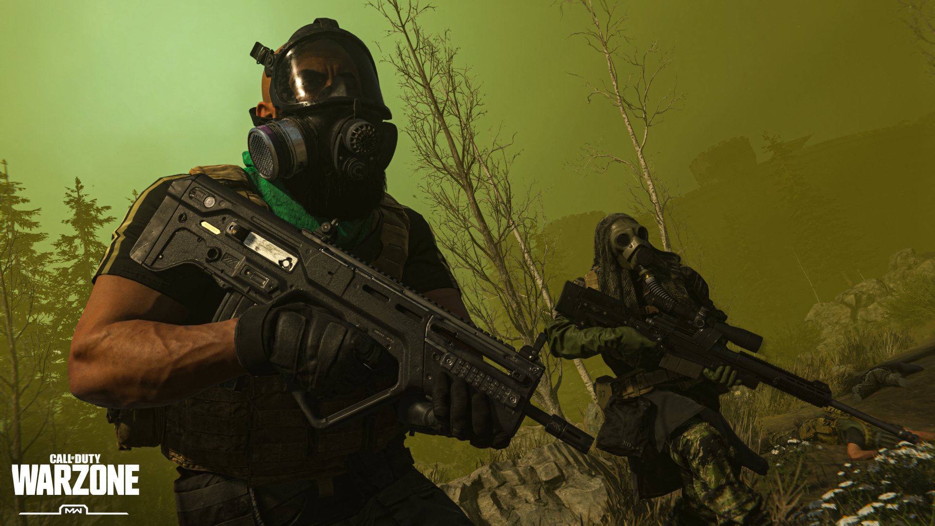Soldato con maschera antigas Warzone, 1920x1080 1080p, Desktop