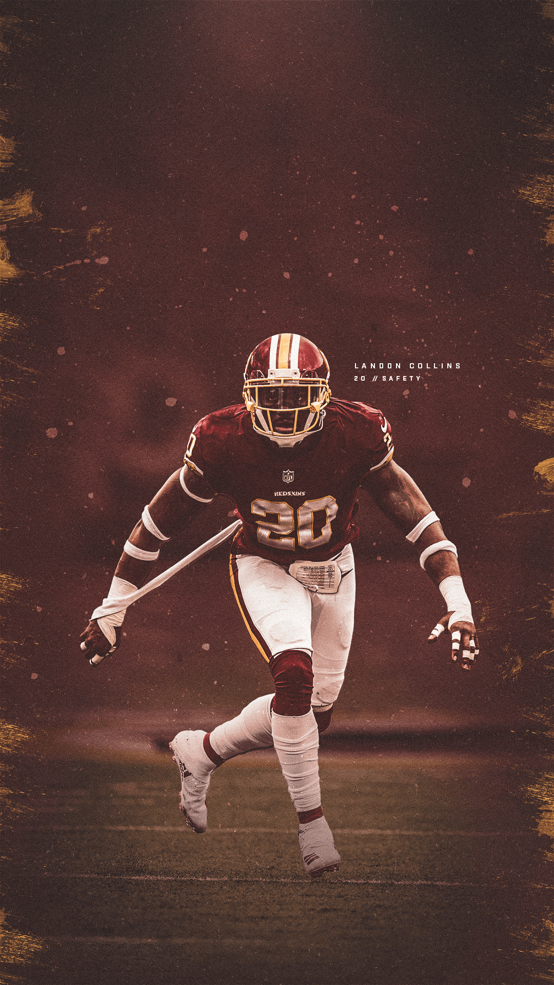 Giocatore football Washington Redskins, Washington Commanders, 1080x1920 Full HD Verticale, iPhone Pro Max