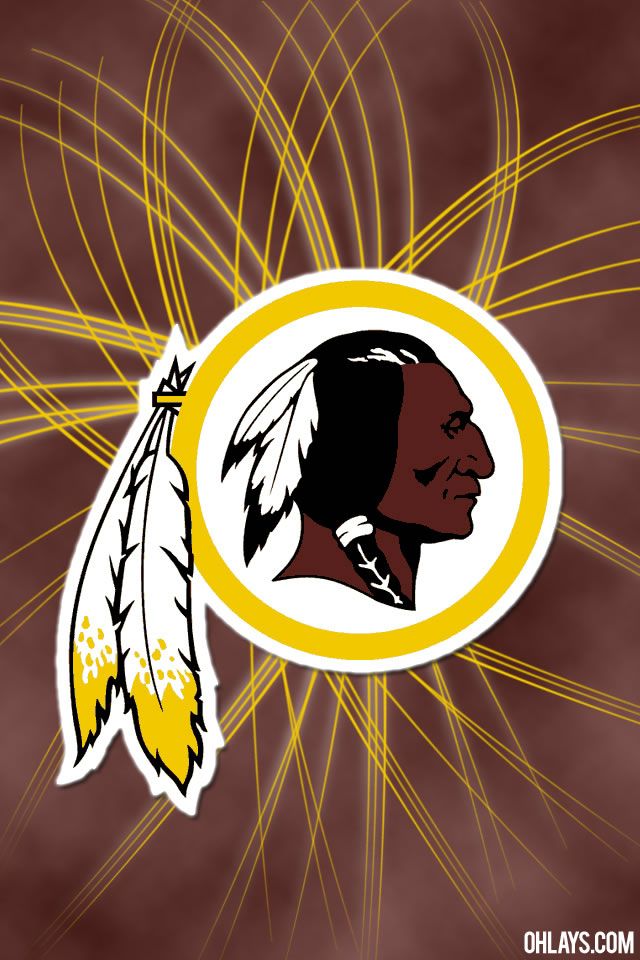 Logo Washington Redskins, 640x960 Full HD Verticale, iPhone