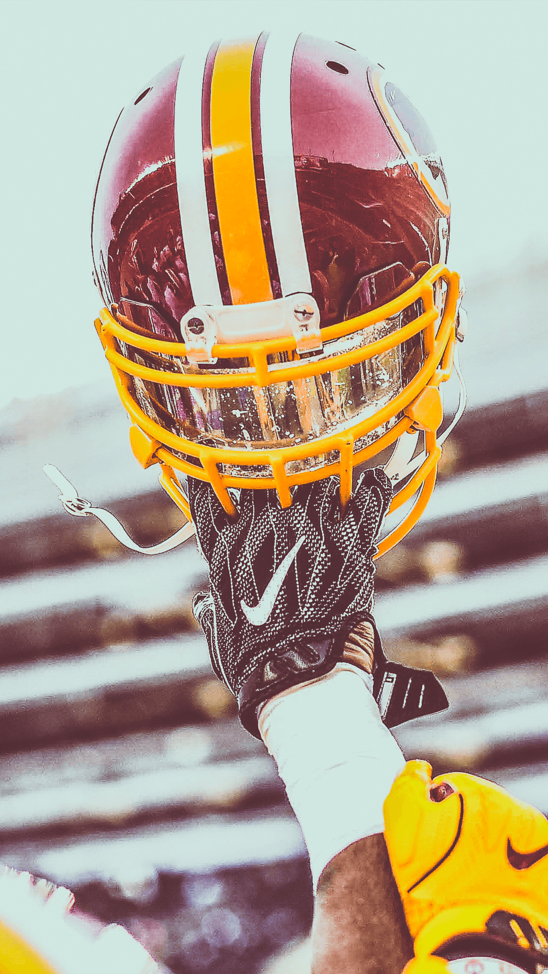 Casco Washington Redskins football, 1080x1920 Verticale, iPhone