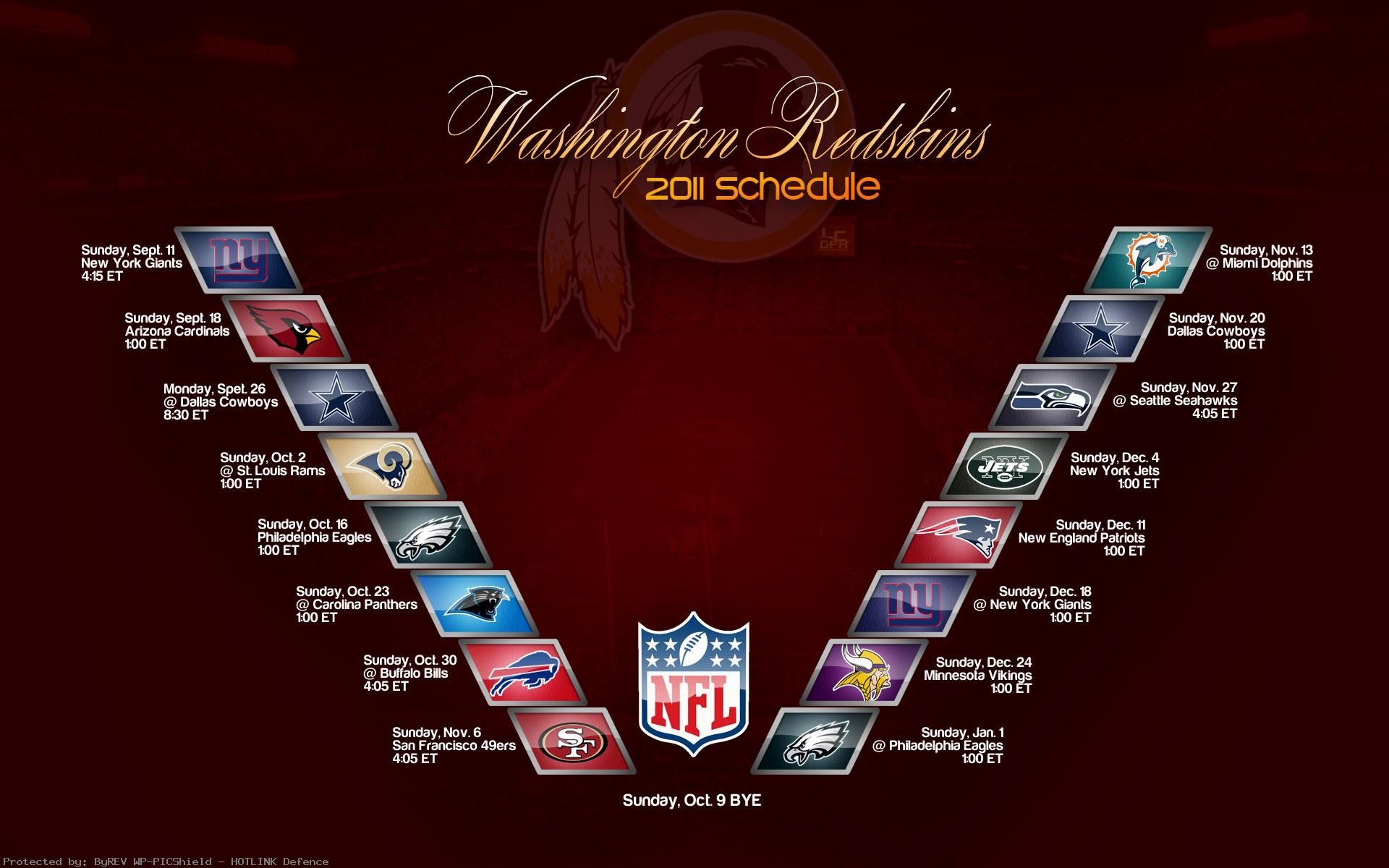 Washington Redskins calendario NFL, 1920x1200 Full HD+, Desktop