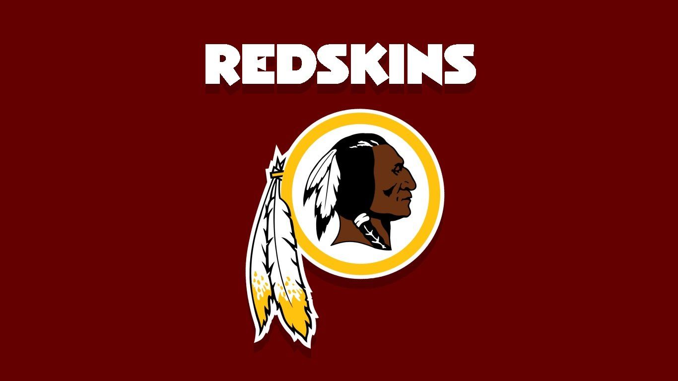 Logo Washington Redskins, 1366x768 720p, Laptop