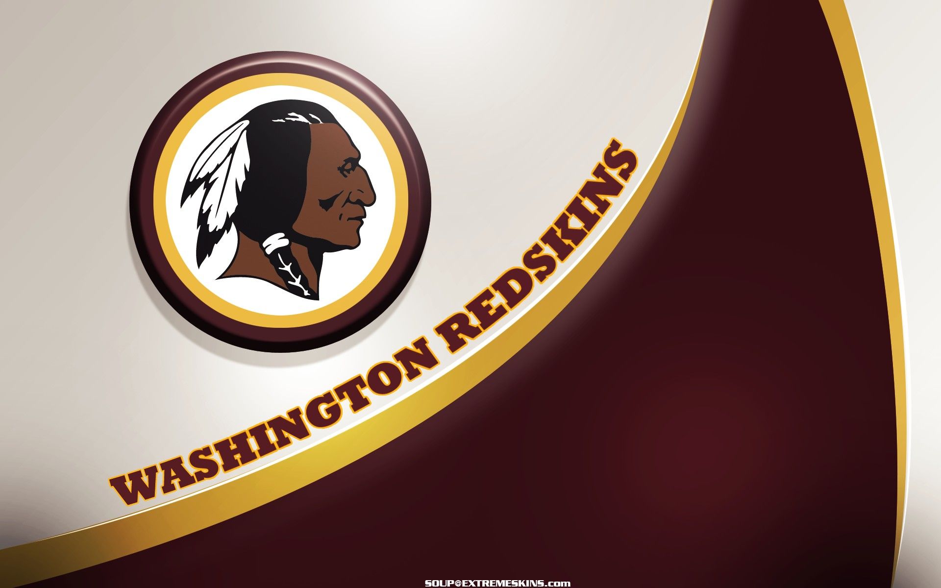 Logo Washington Redskins NFL, 1920x1200 Full HD+, iMac