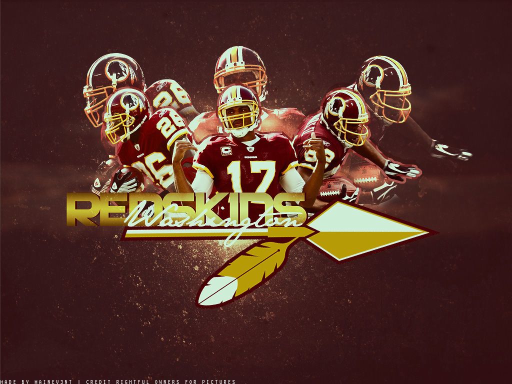 Giocatori Washington Redskins logo, 1024x768 HD, Laptop