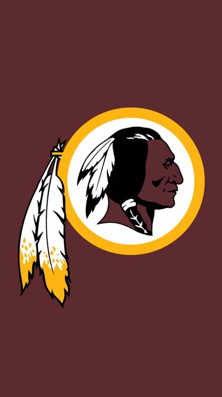 Logo Washington Redskins, 444x794 Verticale, iPhone