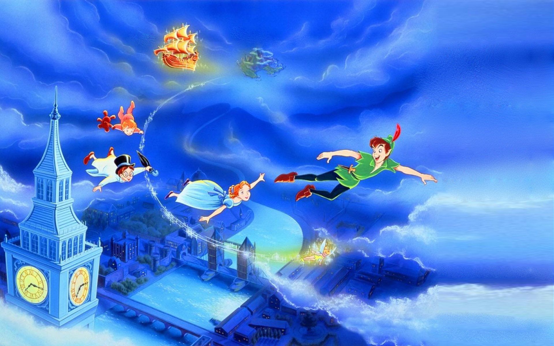 Peter Pan e amici volanti, 1920x1200 Full HD+, Desktop