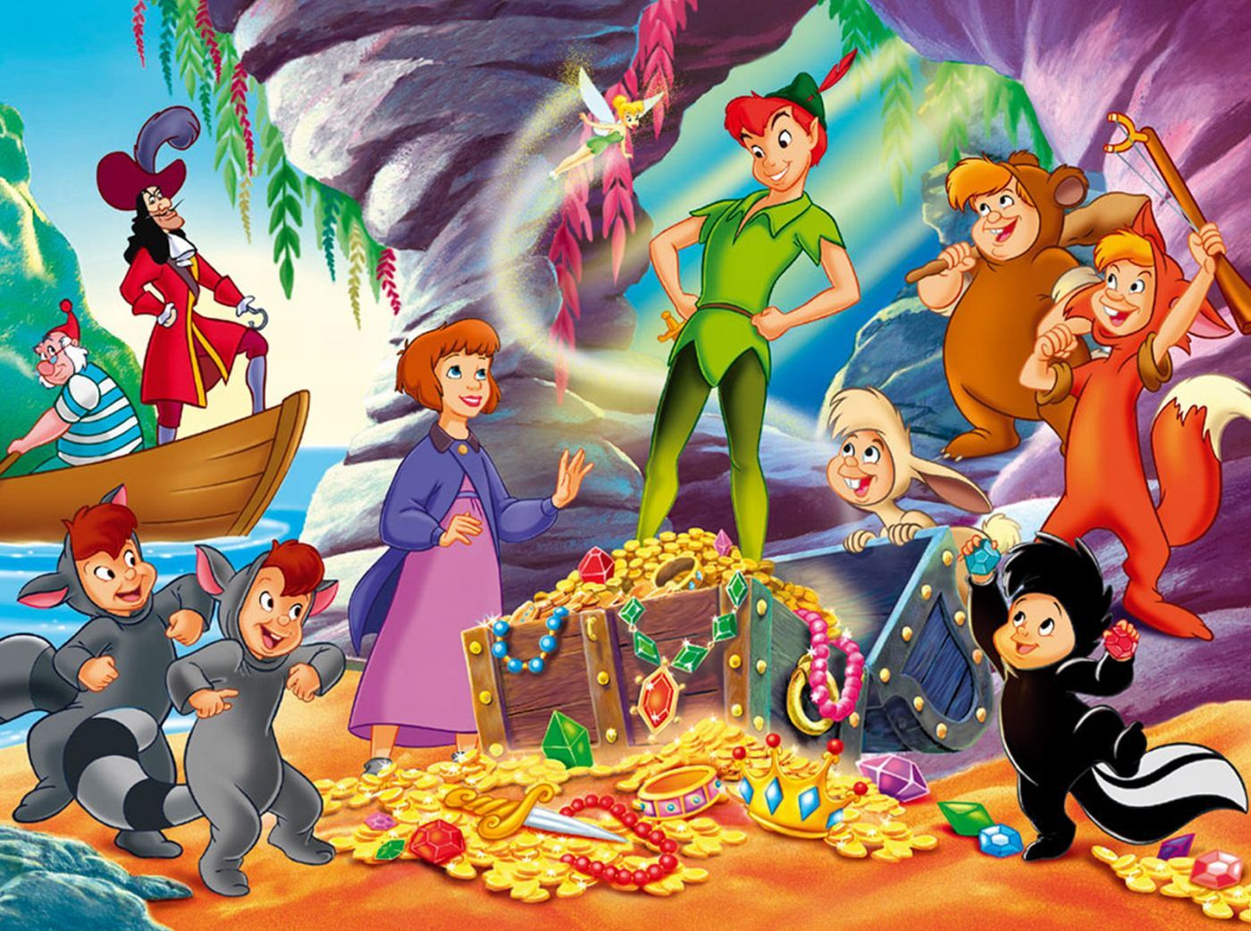 Peter Pan e Wendy, tesoro, 1400x1042 HD, Desktop