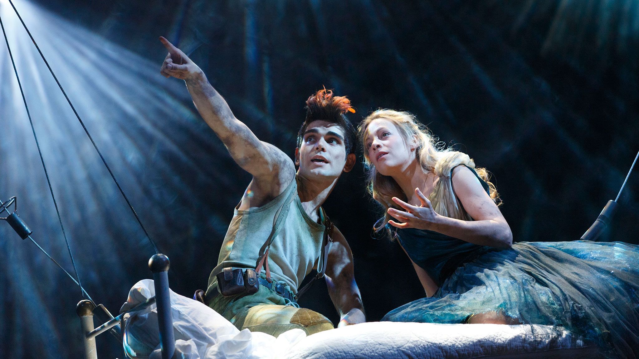 Wendy e Peter Pan a teatro, 2048x1152 alta risoluzione, PC Desktop