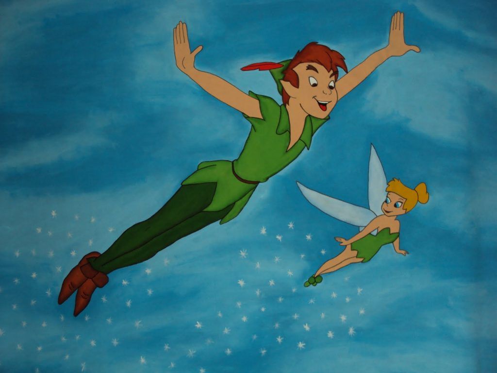 Peter Pan e Trilly volano, 1024x768 HD, iMac