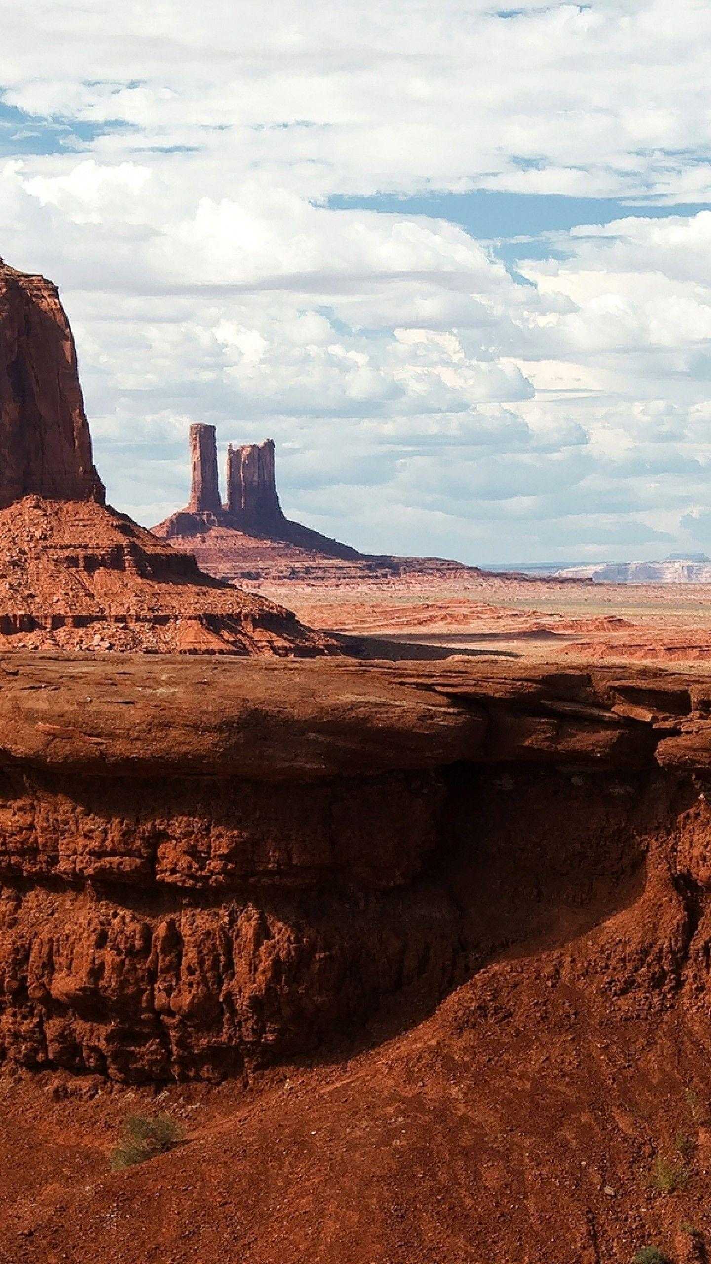 Monument Valley formazioni rocciose deserto, 1440x2560 Full HD Verticale, Smartphone