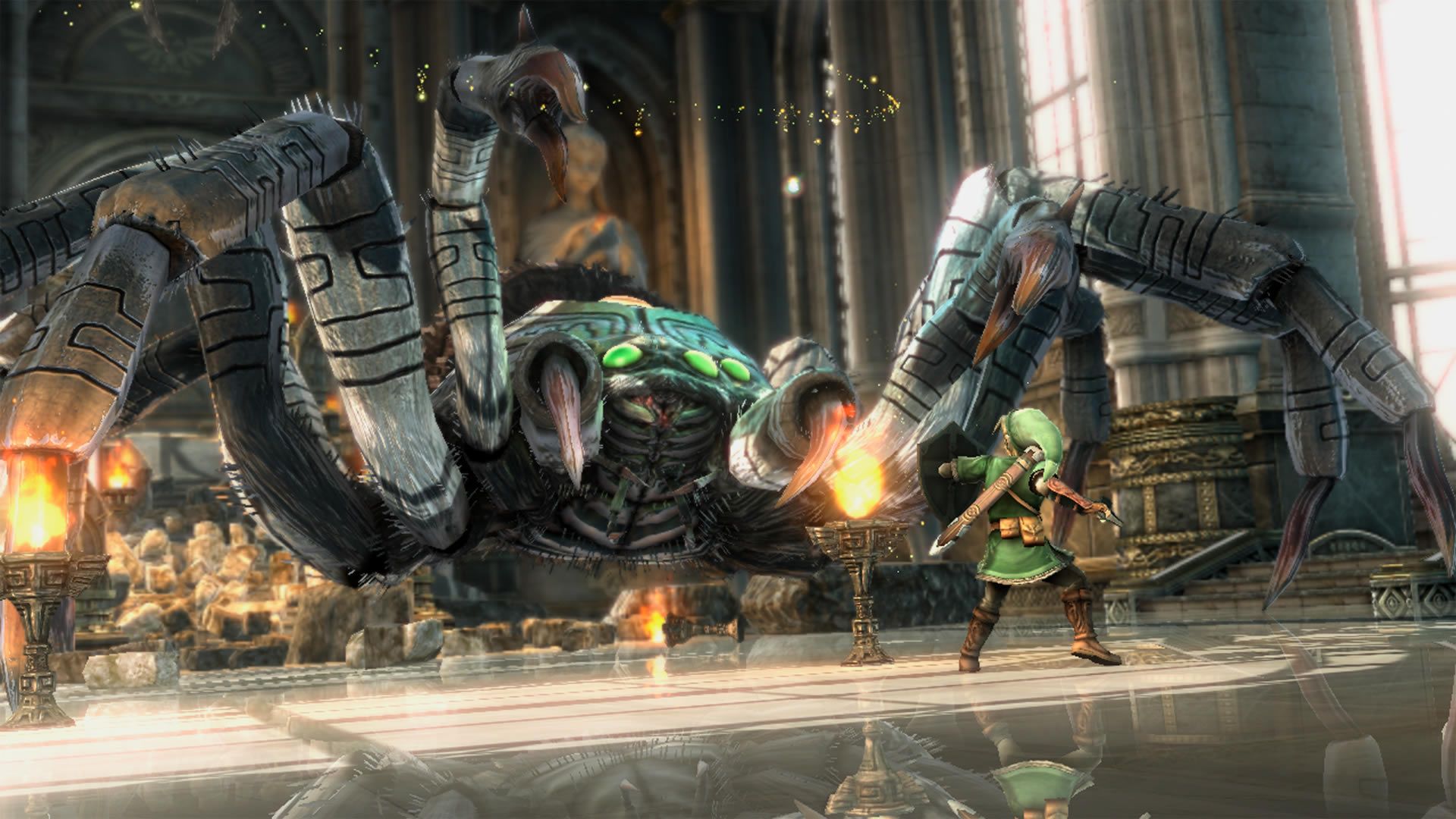 Link contro robot ragno gigante, 1920x1080 1080p, PC Desktop