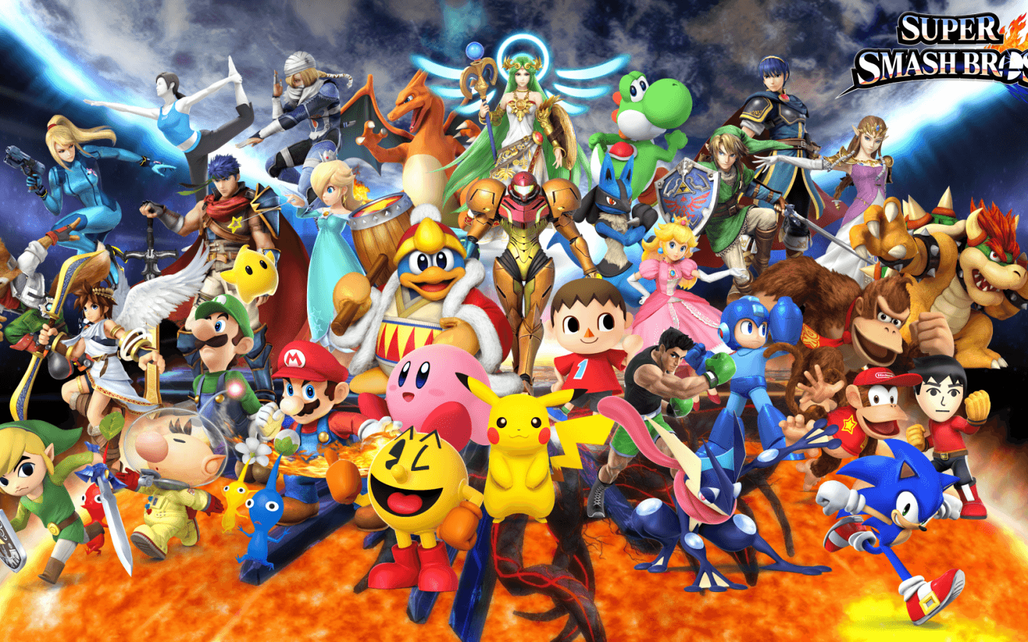 Super Smash Bros personaggi Nintendo, 1440x900 HD, Desktop