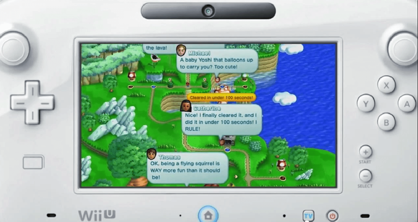 Wii U GamePad Super Mario, 1361x723 720p, PC