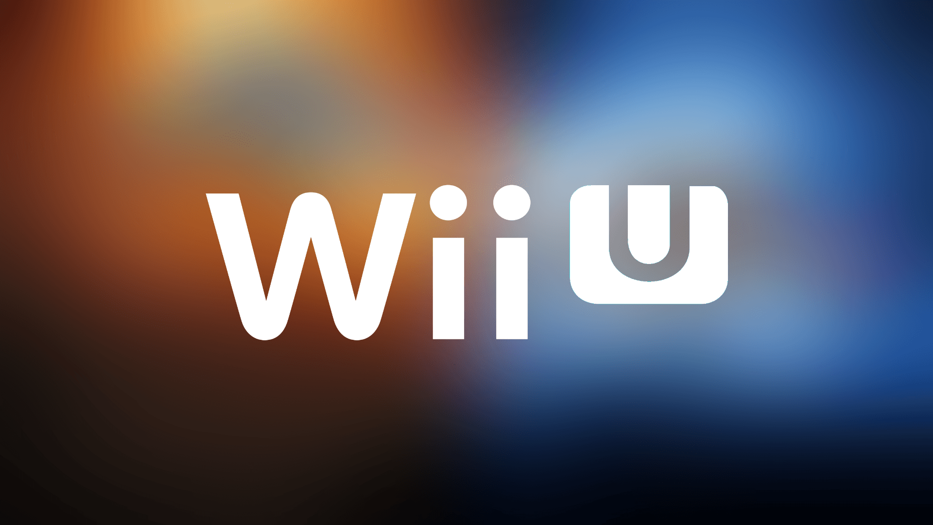 Logo Wii U sfondo sfocato, 1920x1080 Full HD, PC