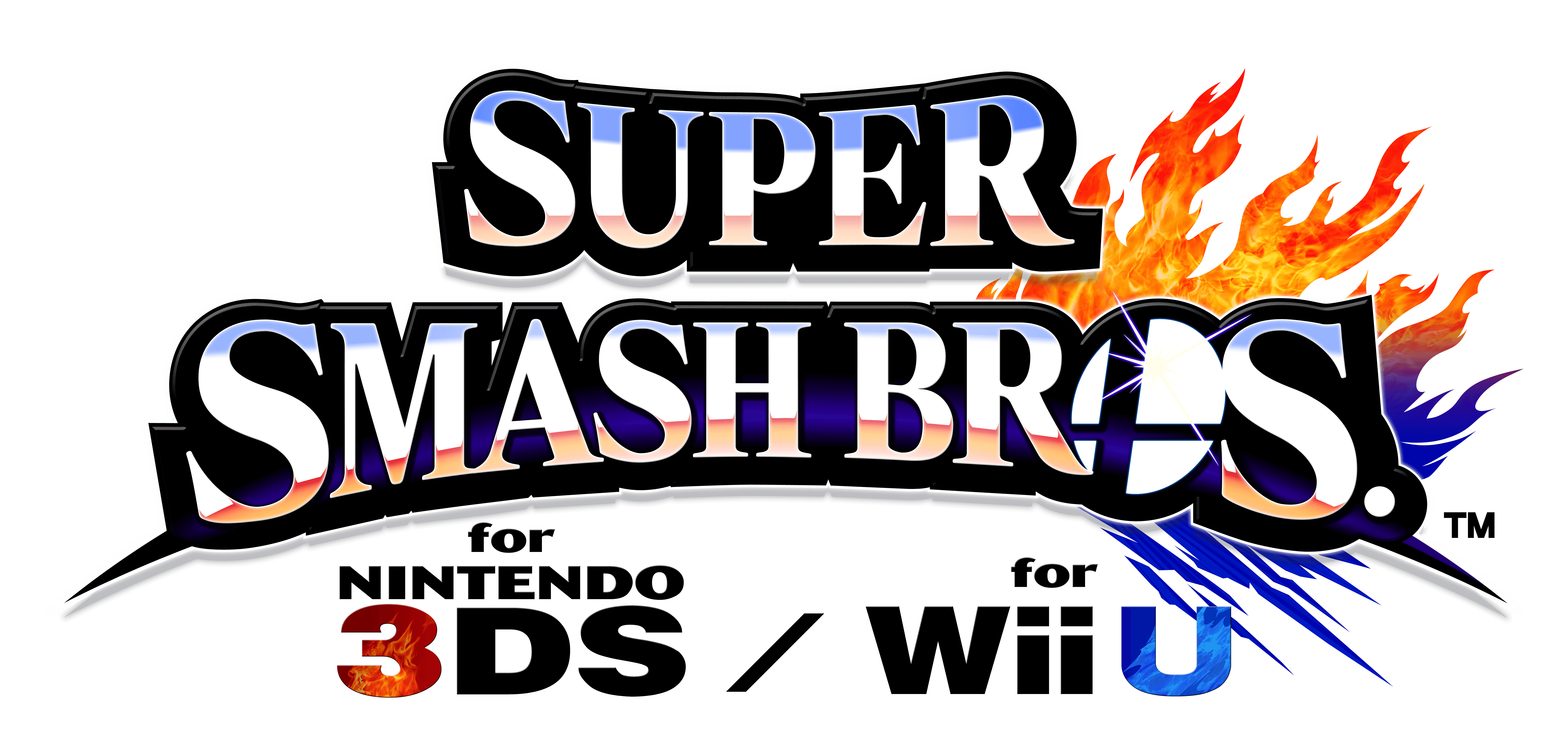 Logo Super Smash Bros Wii U, 6250x3000 4K, Desktop 4K