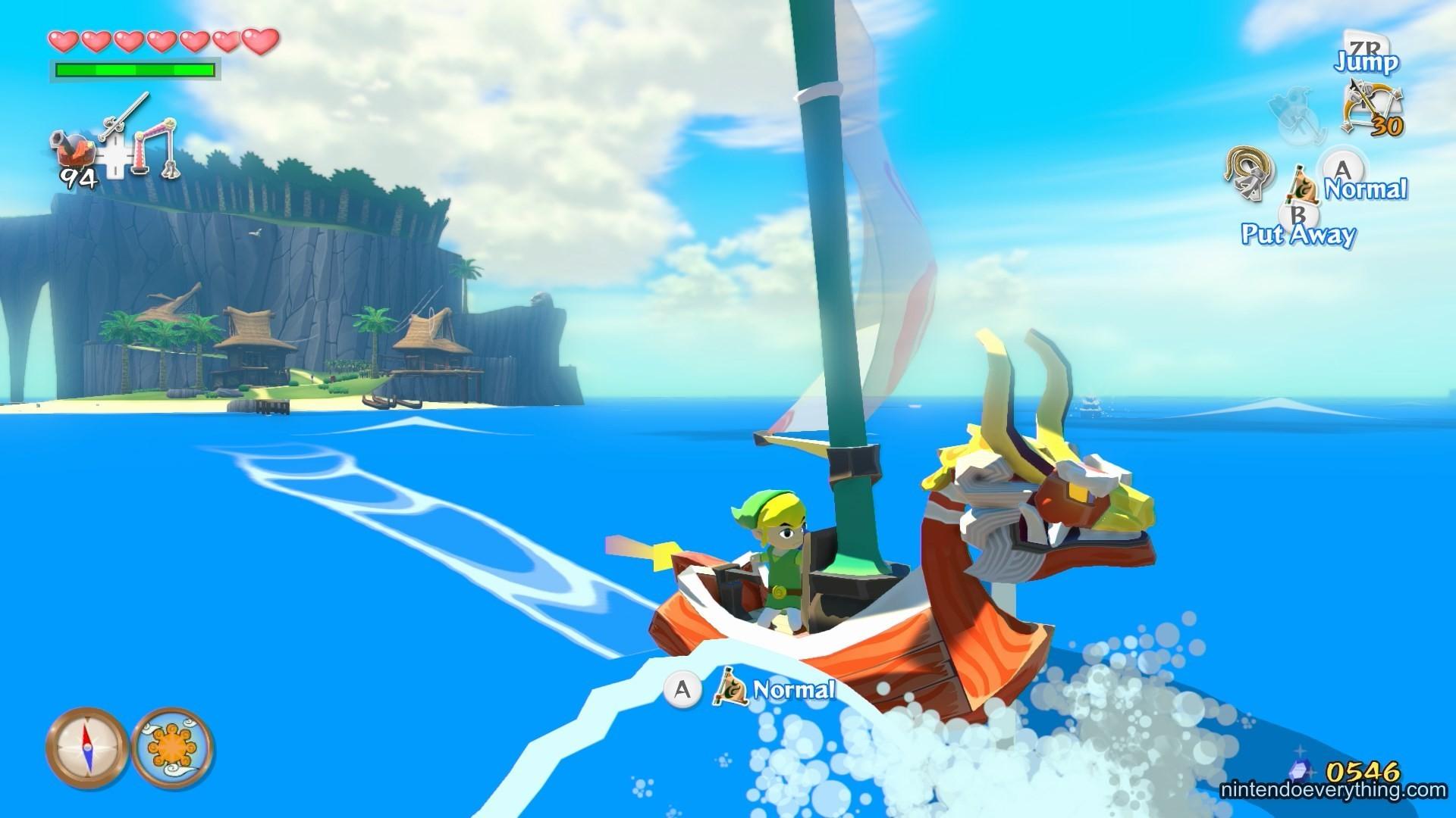 Link barca vela Wind Waker, 1920x1080 1080p, Desktop