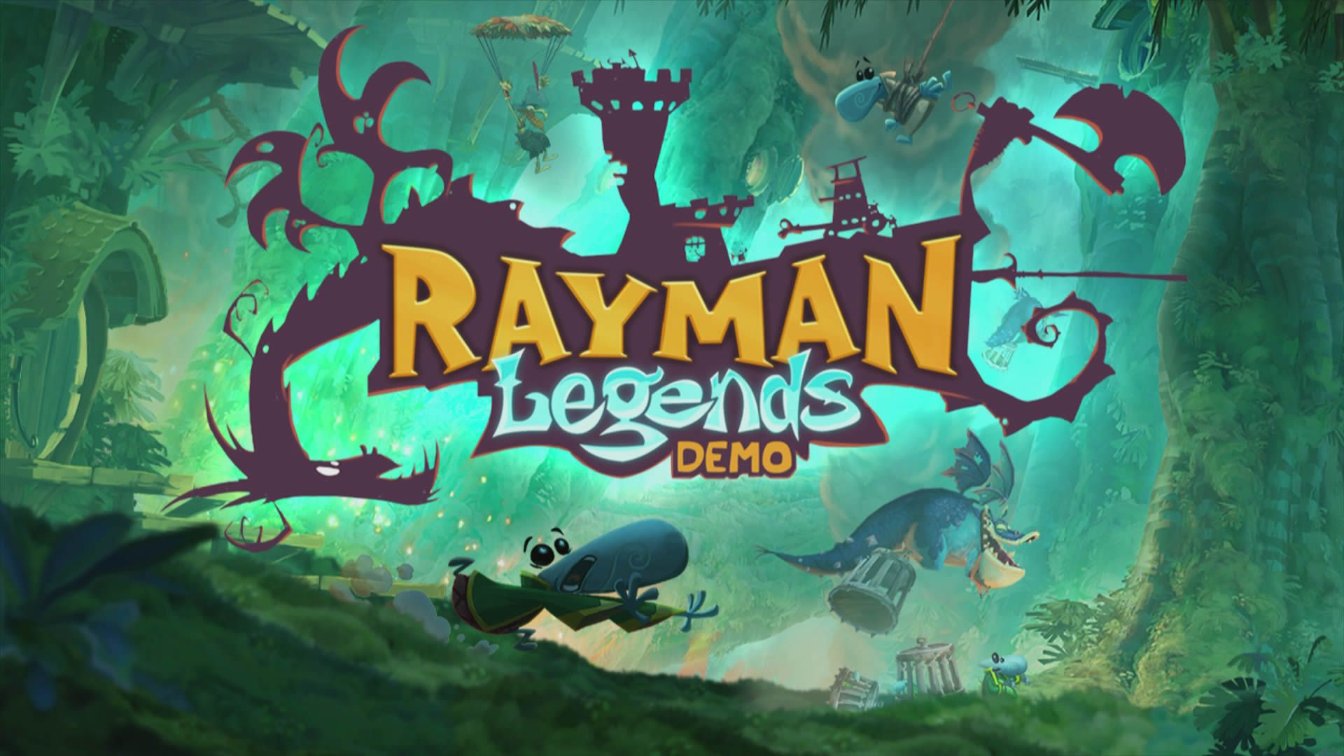 Rayman Legends demo logo, 1920x1080 Full HD, PC Desktop