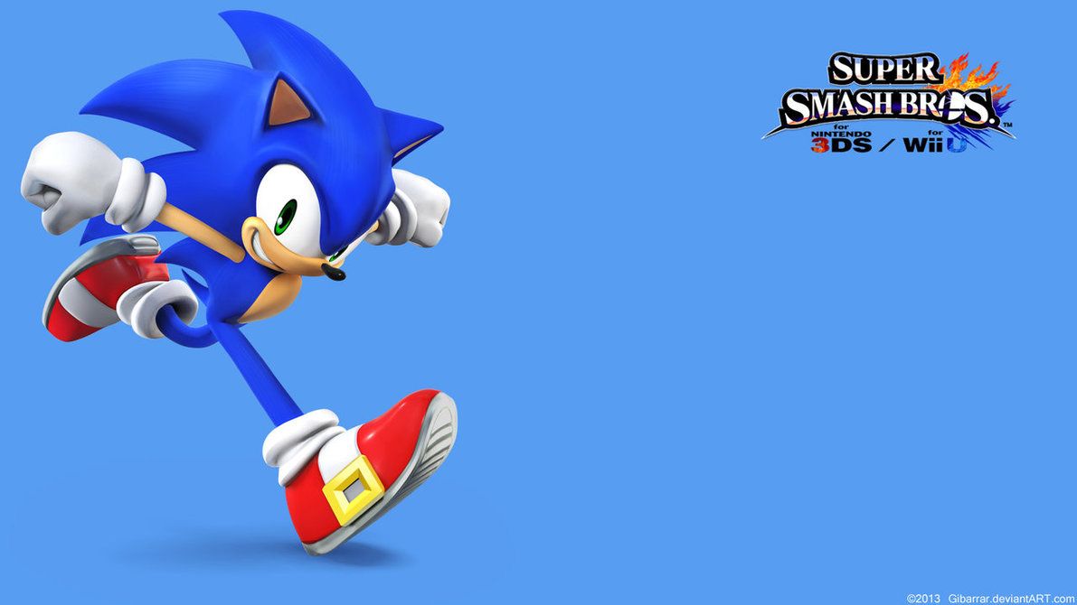 Sonic corsa sfondo blu, 1191x670 HD, iMac