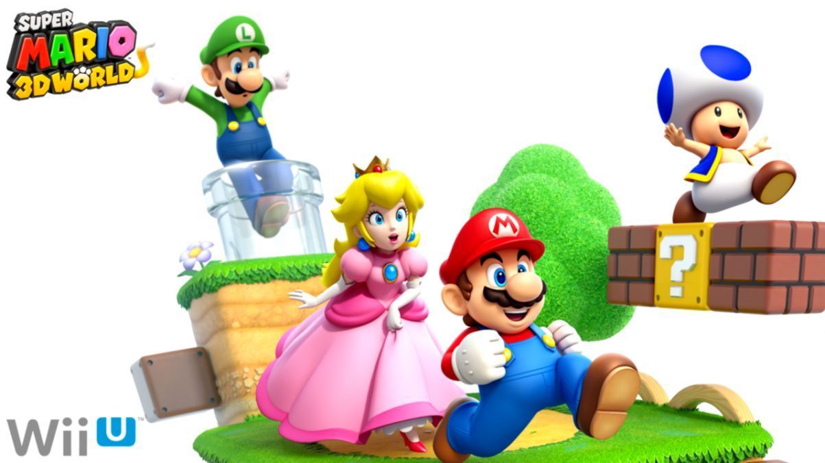 Super Mario 3D World personaggi, platform, 1203x676 HD, PC