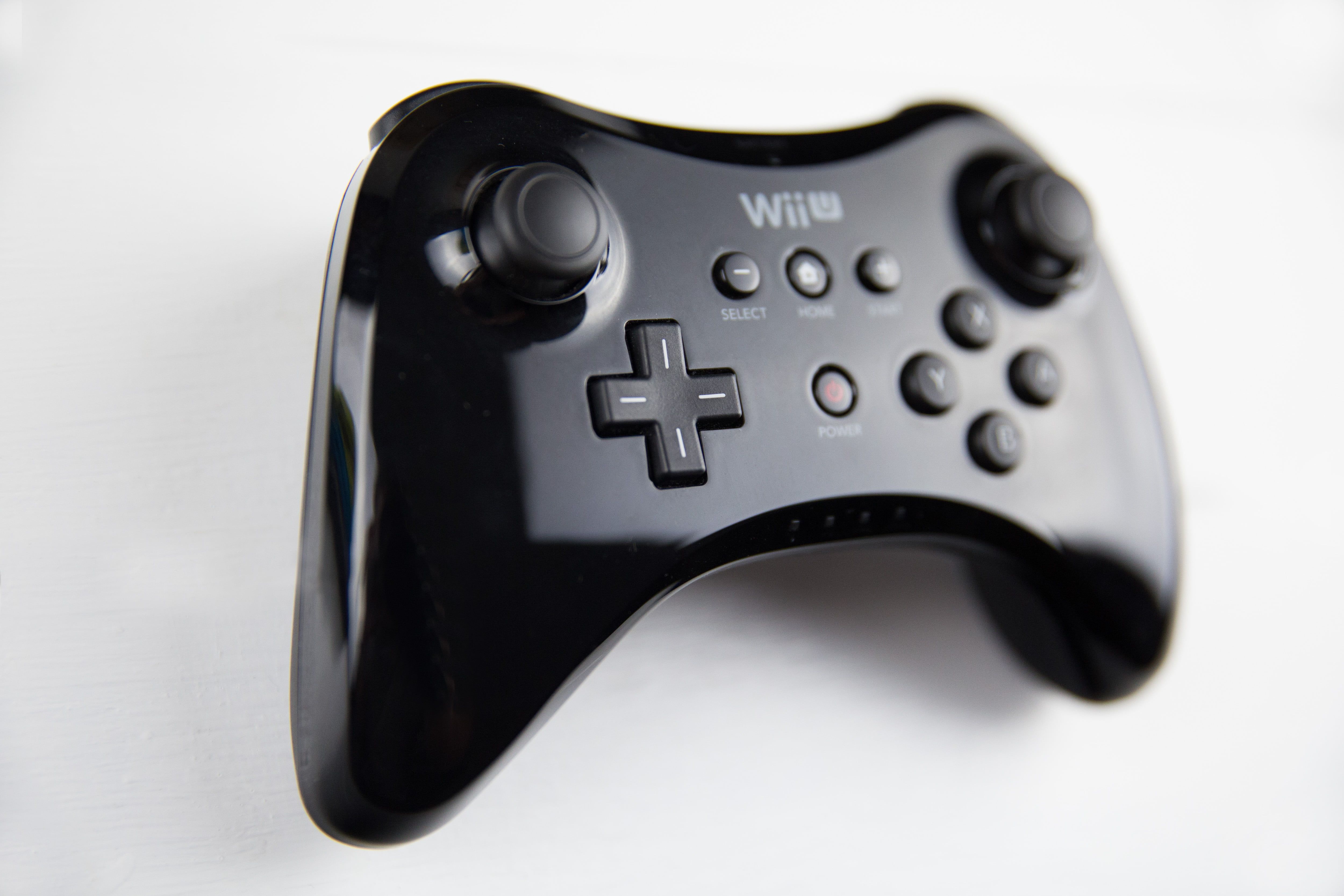 Controller Wii U Pro nero, 5000x3333 Ultra HD, 4K TV
