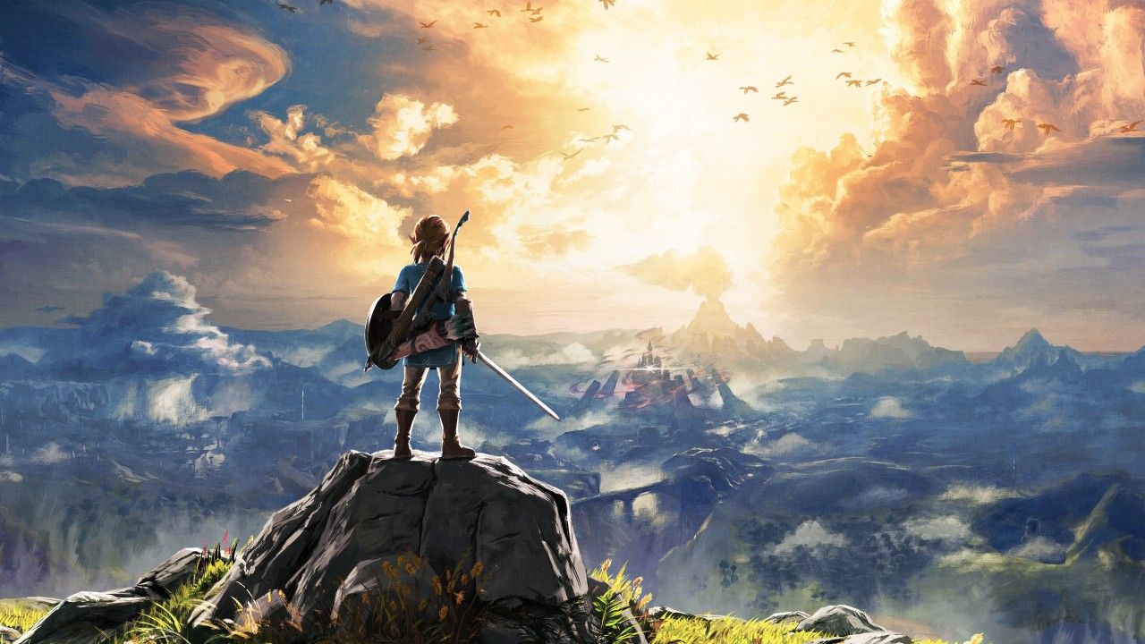 Link su rupe, Breath of the Wild, The Legend of Zelda, 1280x720 720p, Laptop