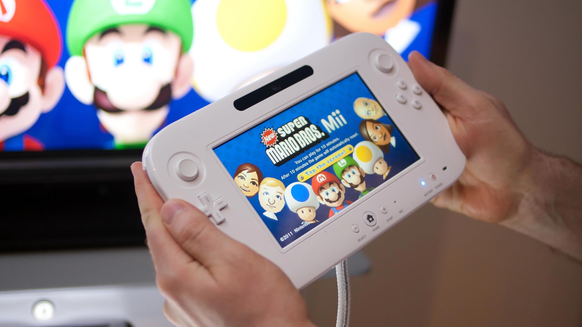 Controller Wii U New Super Mario, platform, 1920x1080 Full HD 1080p, Laptop