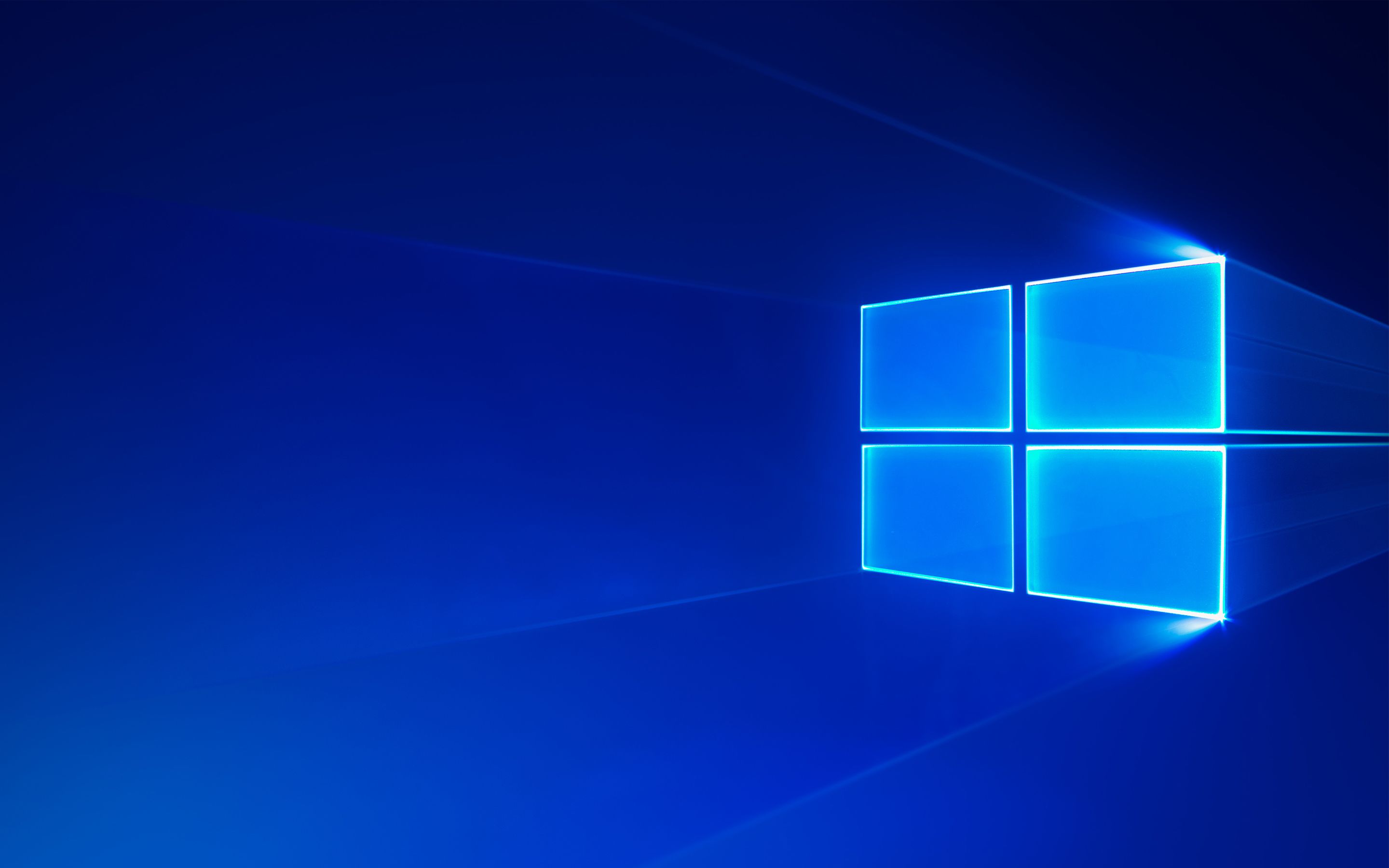 Logo Windows 10 blu, sistema operativo Microsoft, 2880x1800 2K+, PC Desktop