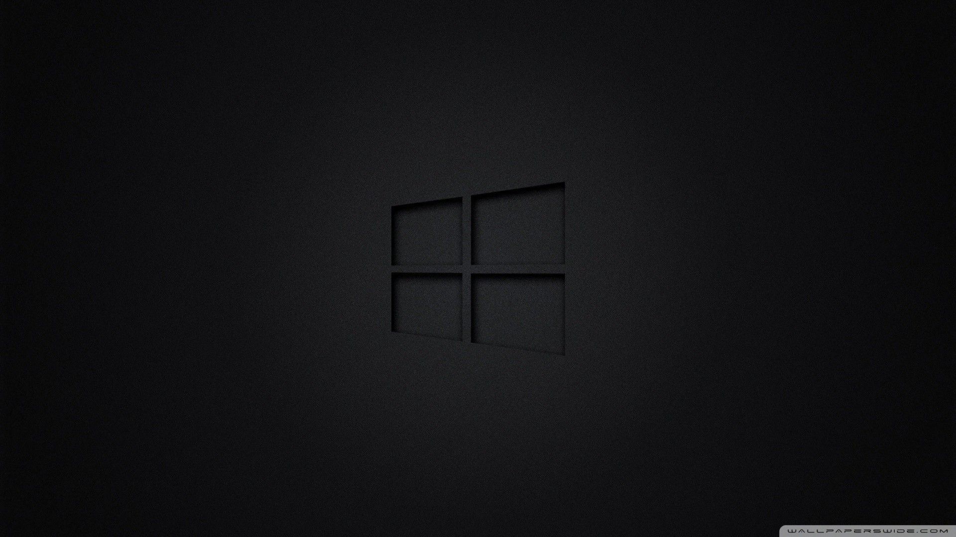 Logo Windows nero, 1920x1080 Full HD, Monitor Gaming