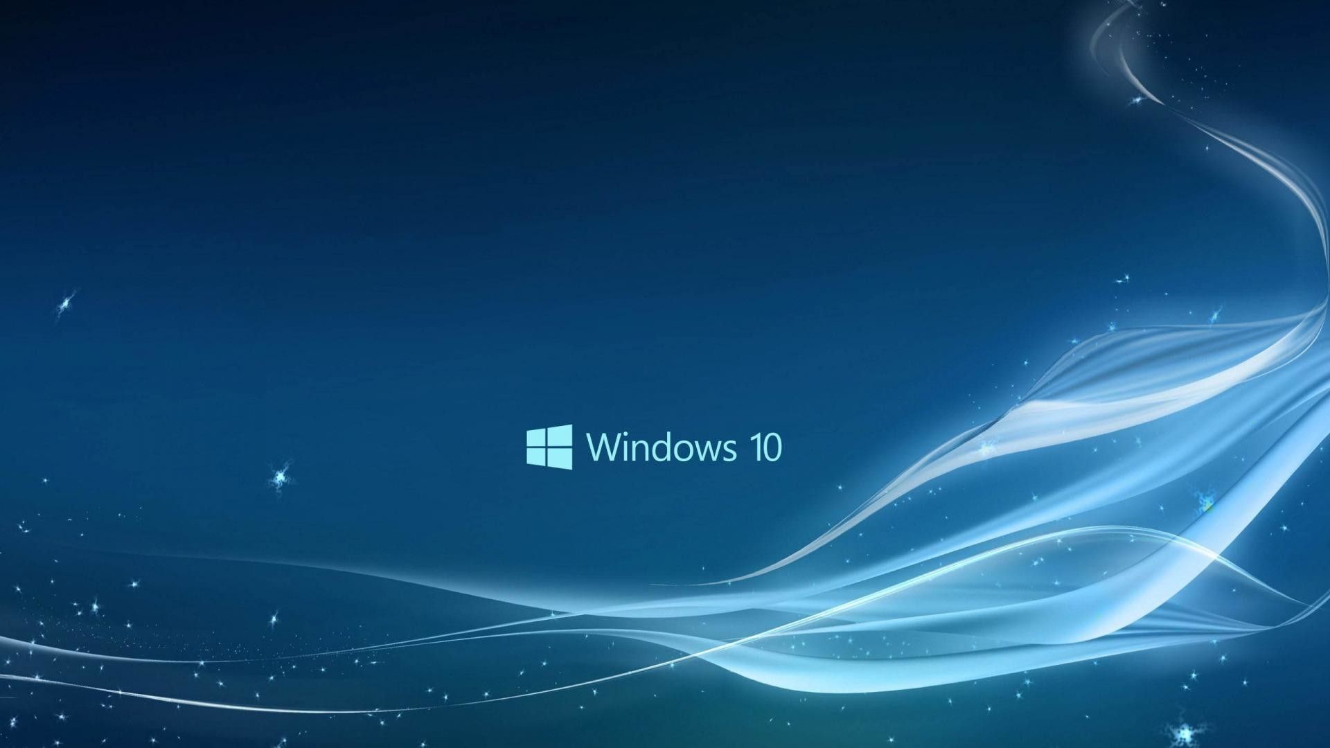 Logo Windows 10 astratto blu, 1920x1080 Full HD 1080p, PC Desktop