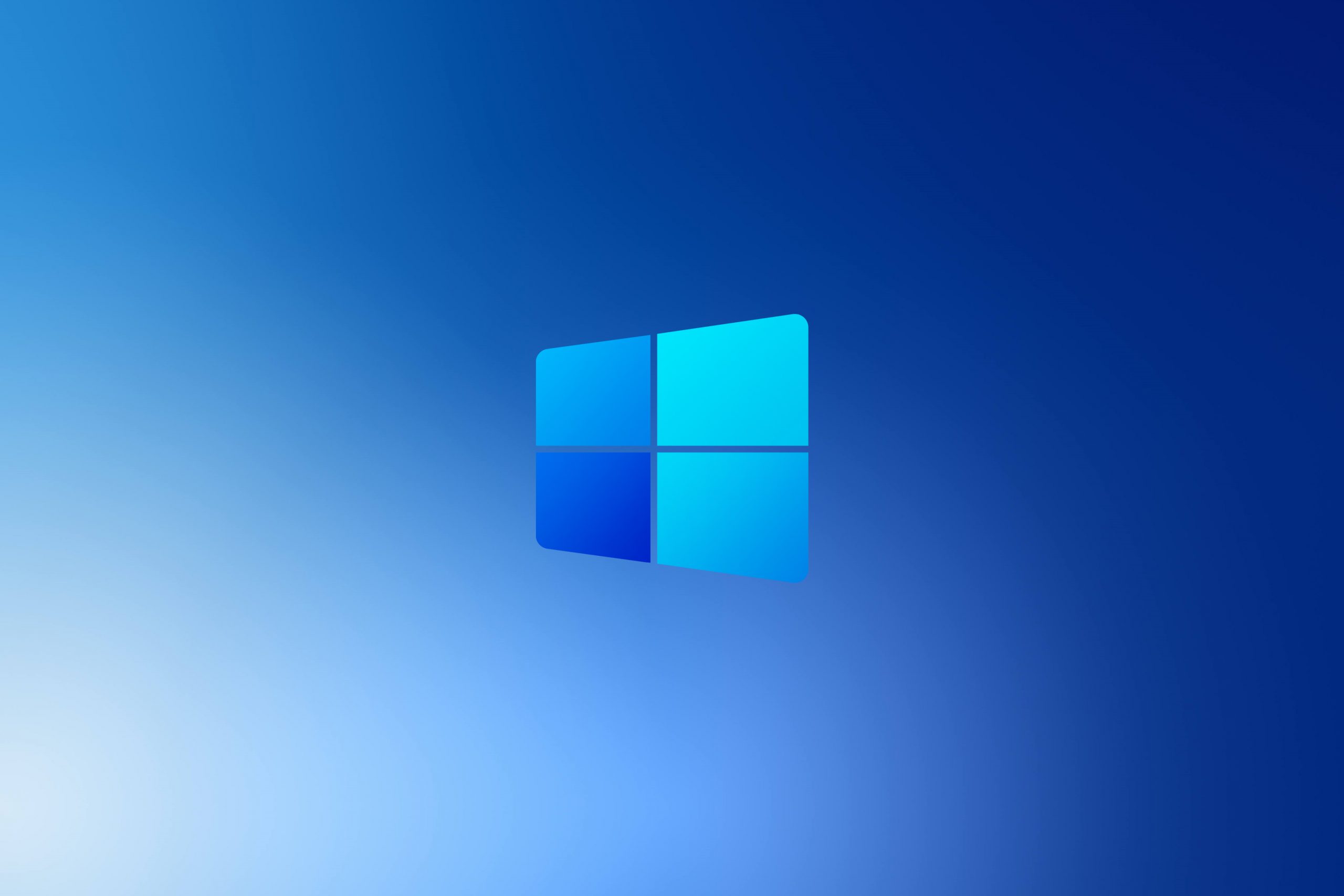Logo Windows 10 blu, 2560x1707 WQXGA, Desktop