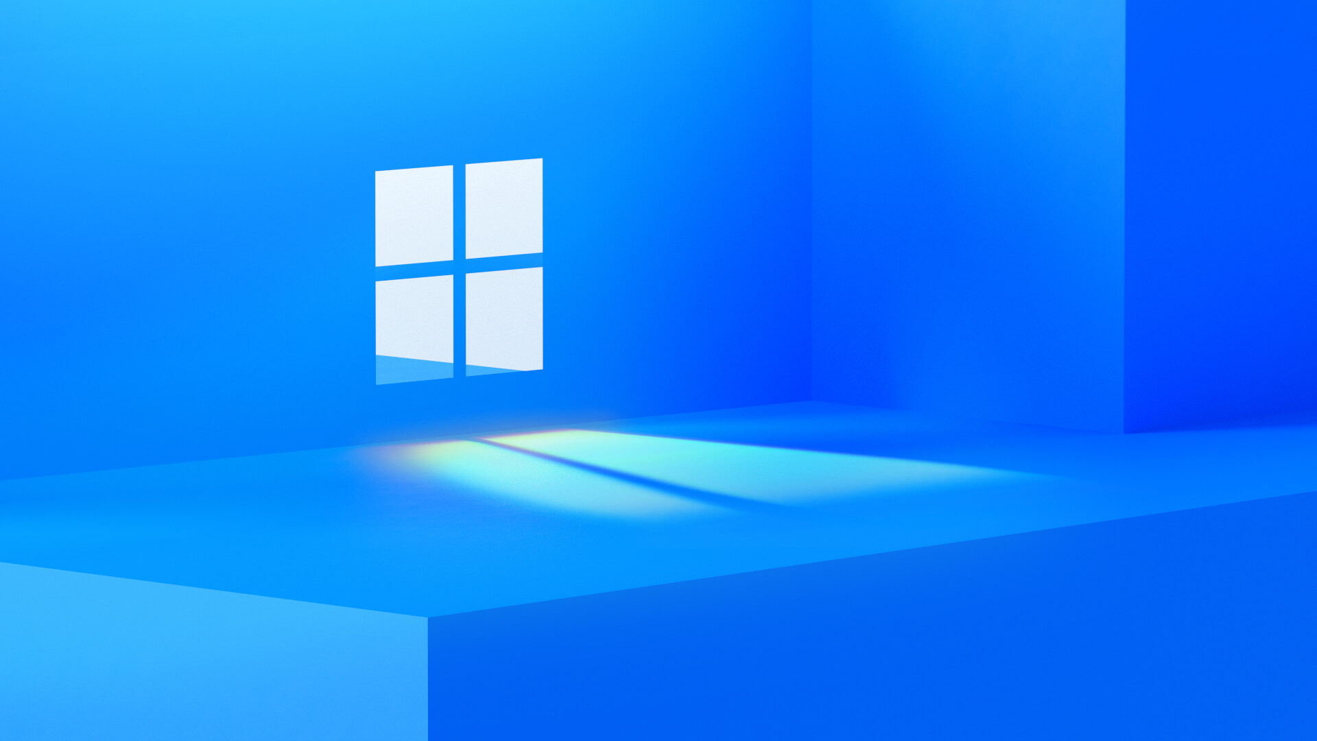 Logo Windows blu astratto, 1920x1080 Full HD, PC Desktop