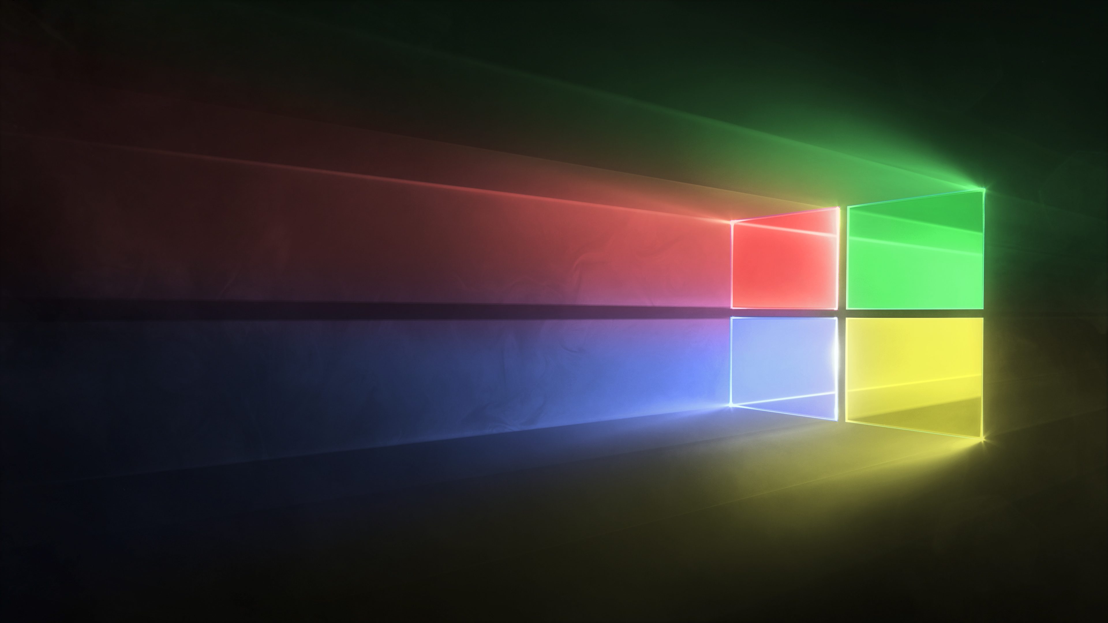 Logo Windows 10 astratto, 3840x2160 UHD, Monitor Gaming