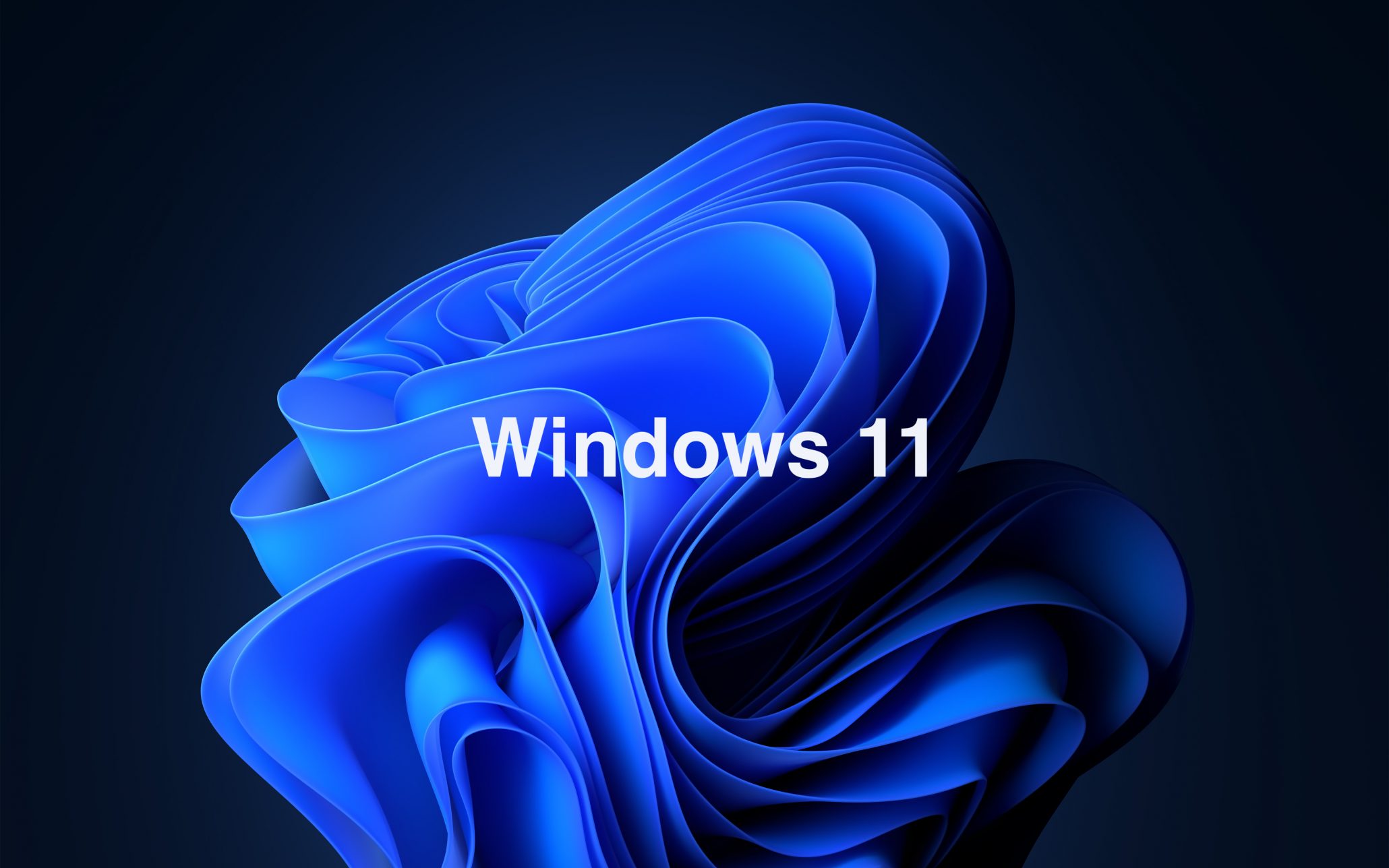 Logo Windows 11 astratto blu, sistema operativo Microsoft, 2060x1288 Hi-Res, Monitor Gaming