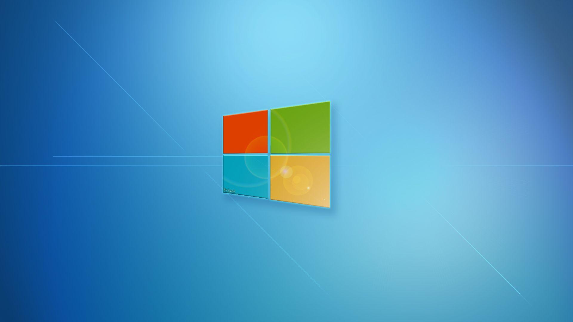 Logo Windows blu colorato, 1920x1080 1080p, PC
