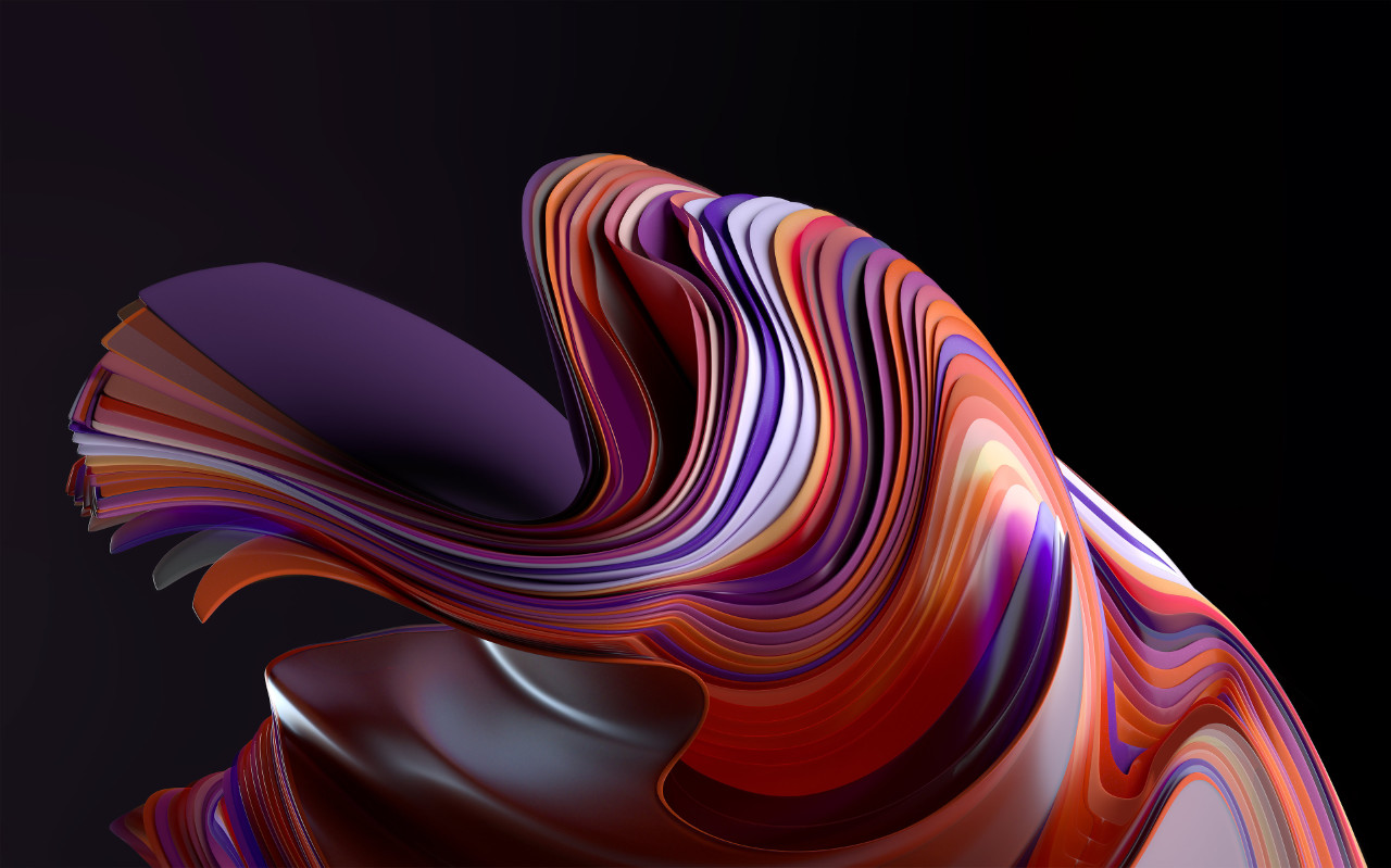 Astratto vortice colorato fluido, 1280x799 720p, Monitor Gaming