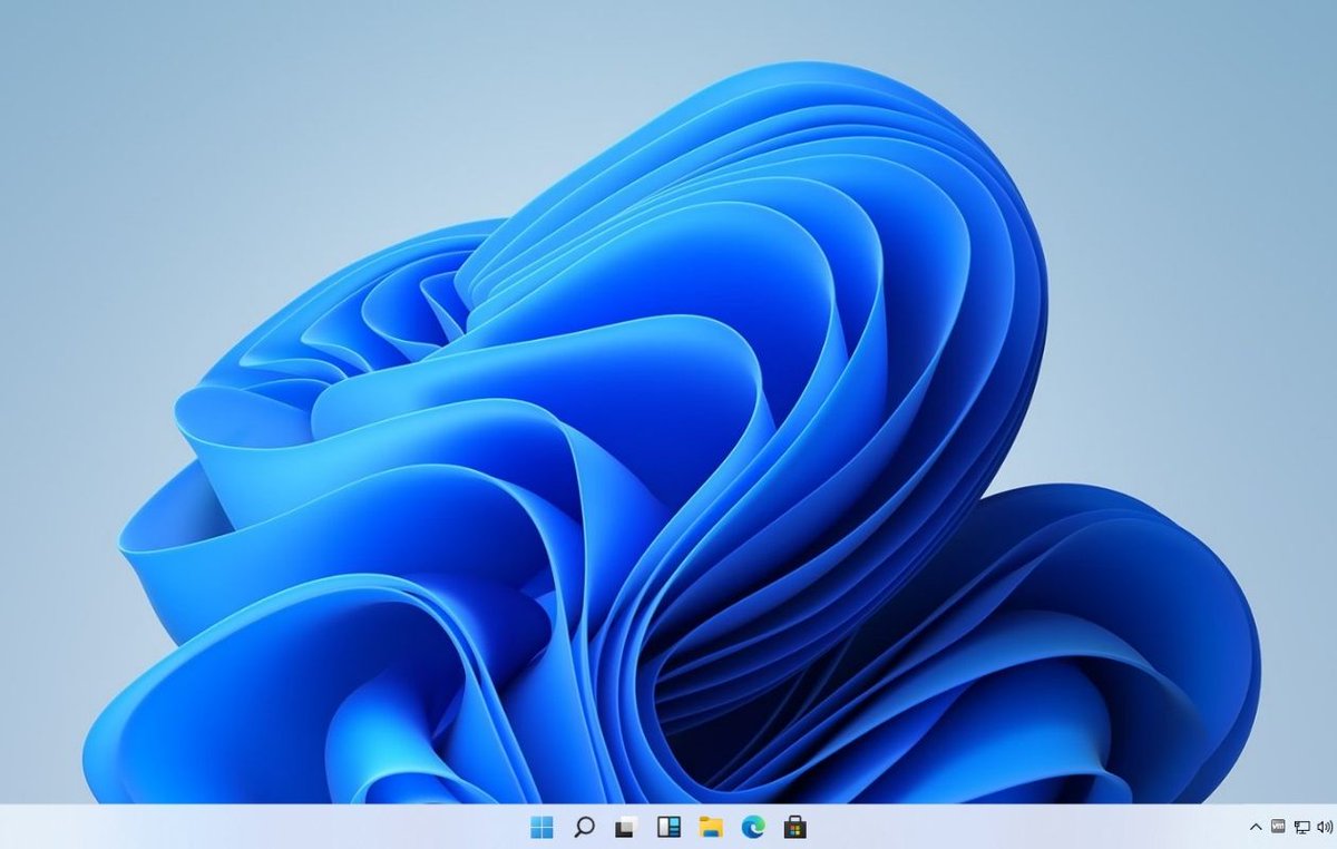 Onda blu astratta Windows 11, 1200x762 HD, Desktop