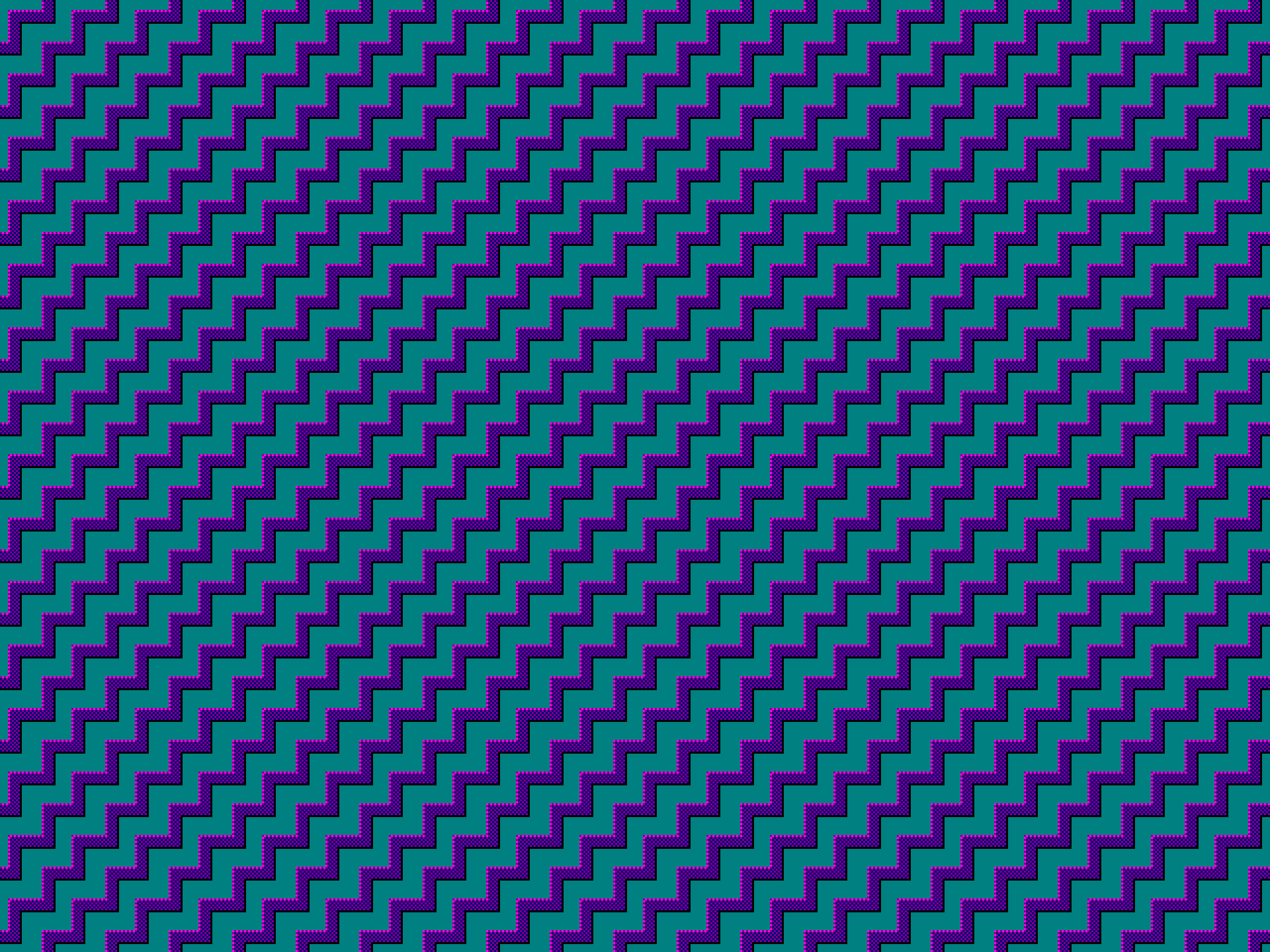 Motivo geometrico zigzag blu-verde, 1920x1440 Full HD+, Desktop