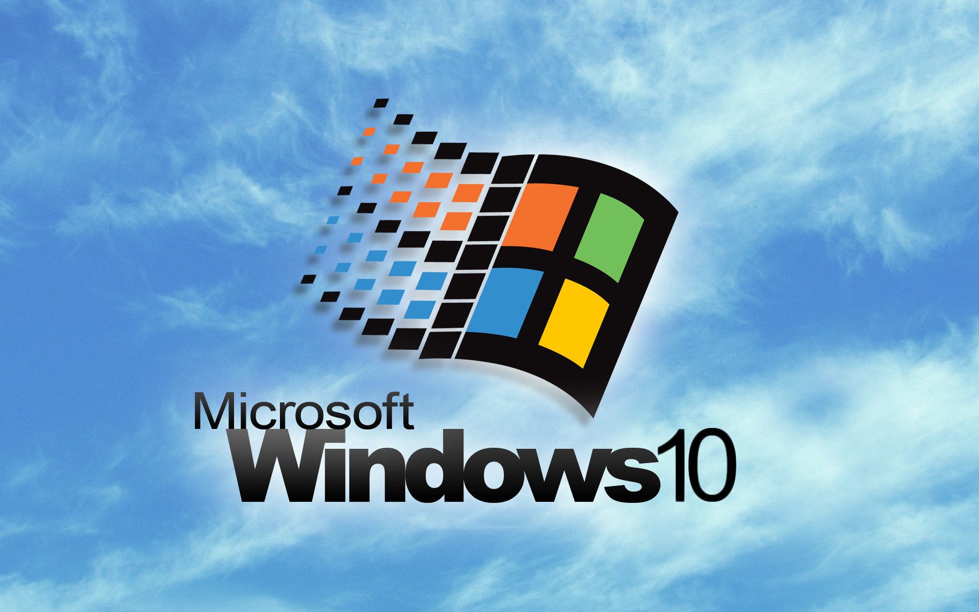 Logo Windows Seven blu astratto, 1920x1080 Full HD 1080p, PC Desktop