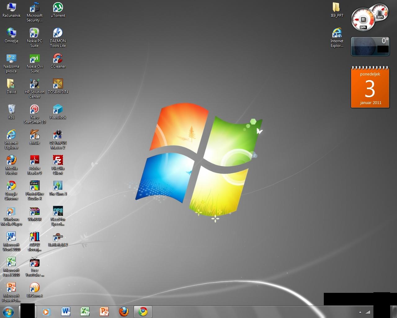 Schermata avvio Microsoft Windows 3.1, 1920x1080 Full HD, PC Desktop