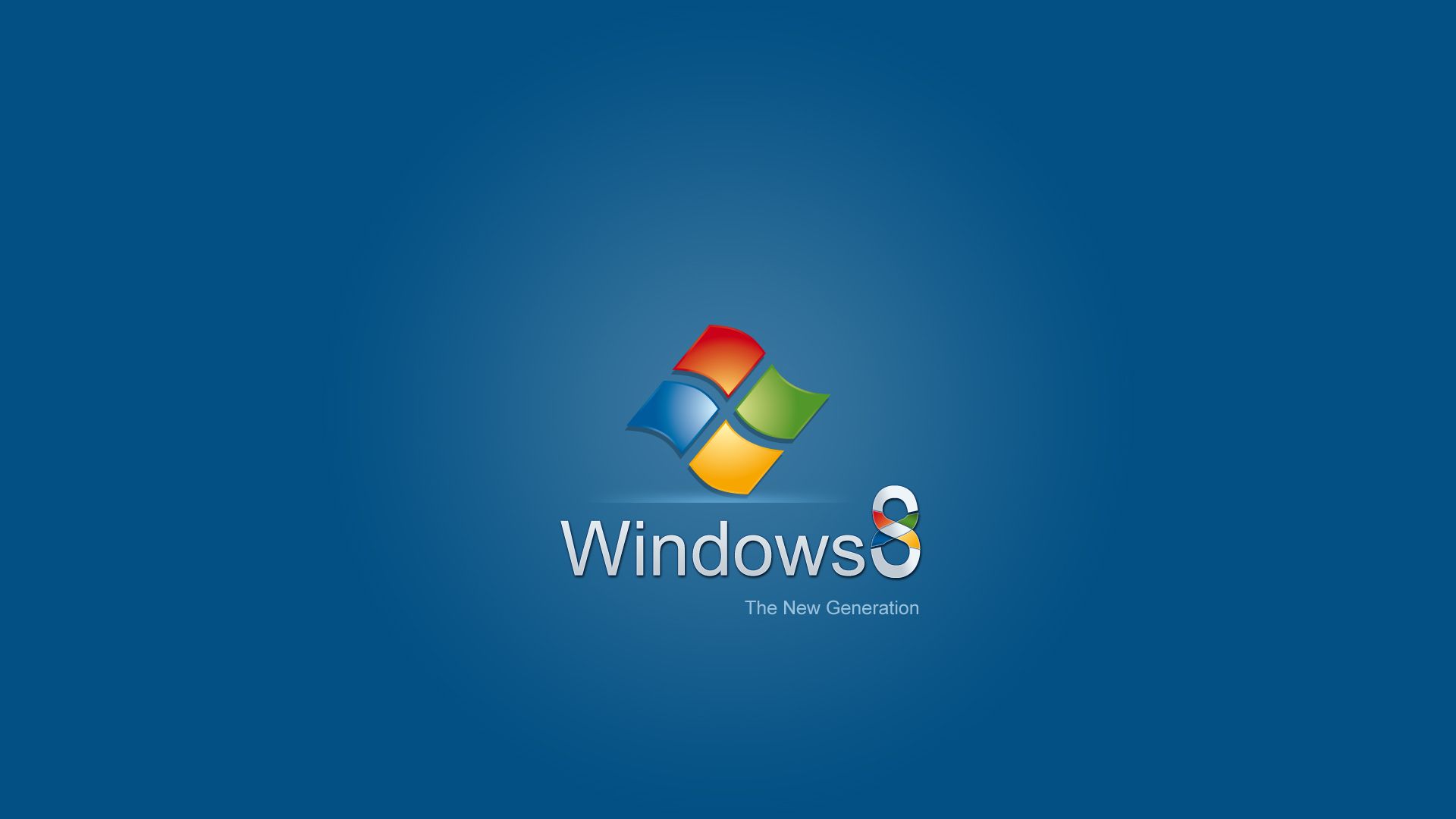 Logo Windows su blu, 1920x1080 Full HD, PC